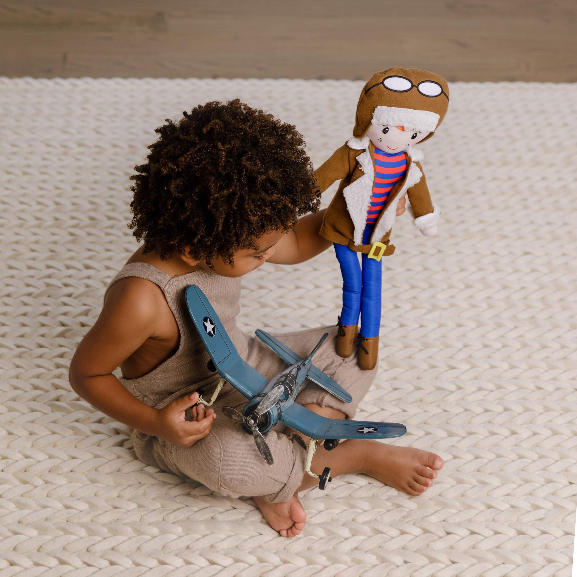 19 Inch Large Handmade Archer Boy Doll - First Baby Doll Gift for Toddlers & Nursery Room Decor | Perfect for Playtime, Baby Showers & Nursery Theming