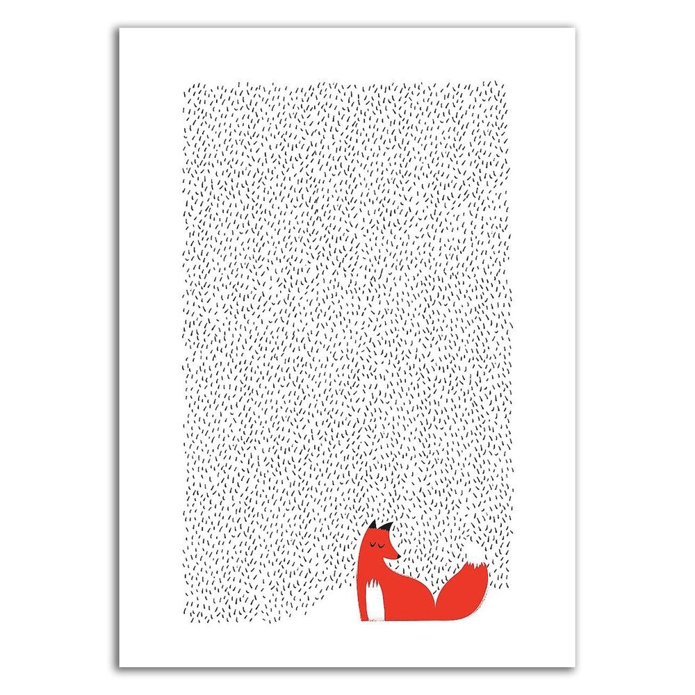 Black Grass by Robert Farkas - Premium Canvas Wall Art Print - Ready to Hang - Modern Home & Office Decor for Living Room, Bedroom or Gallery