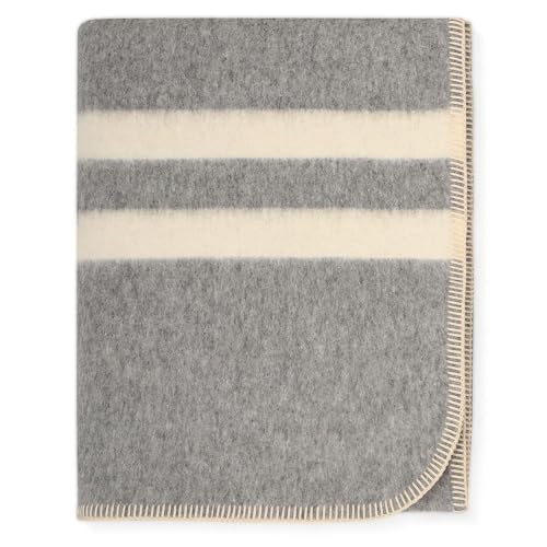 Soft Gray - Ivory Stripes