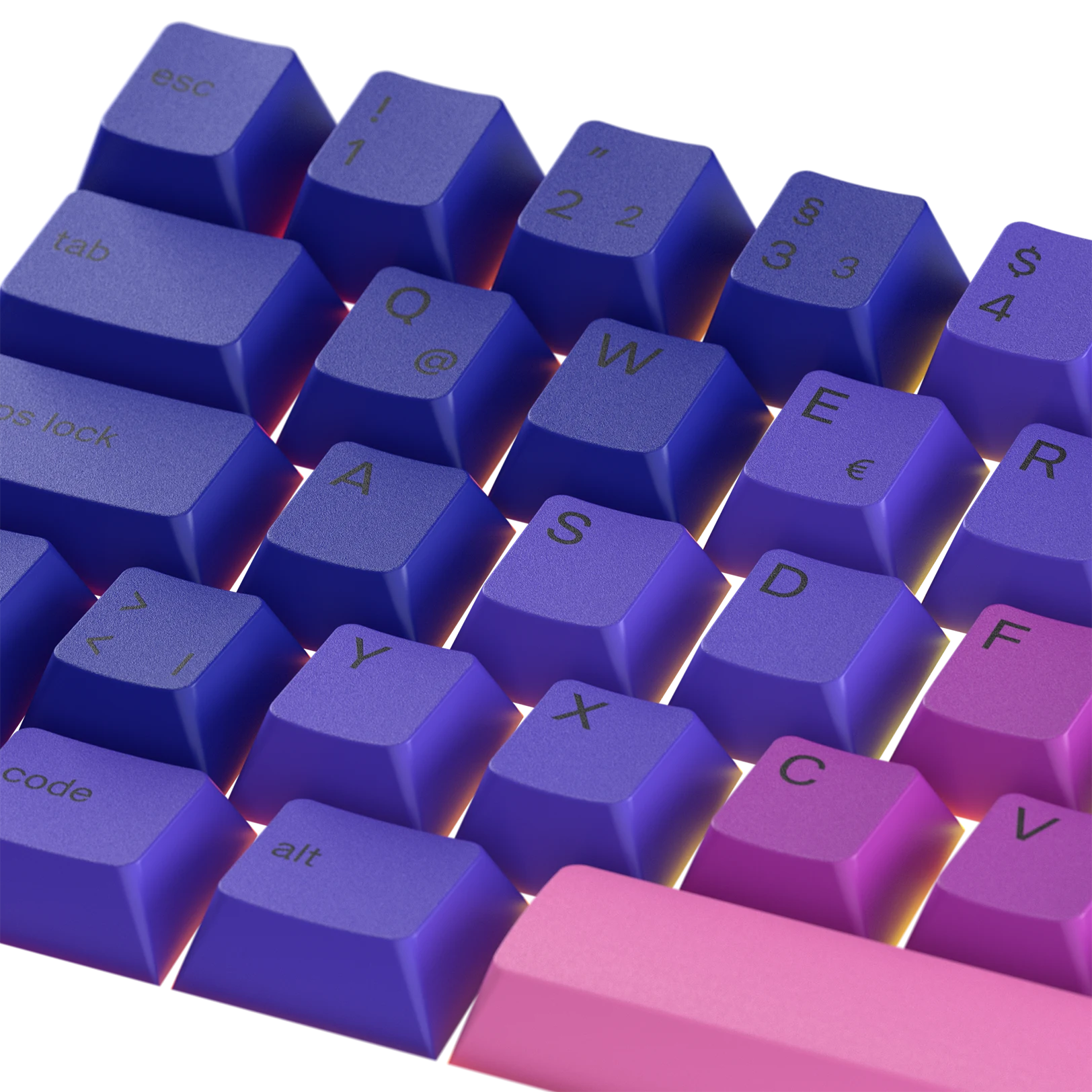 Nebula DE Keycaps for Mechanical Keyboards - Custom Gaming & Typing Keycaps for PC, Mac, Laptop (Perfect for Gamers, Programmers & Enthusiasts)