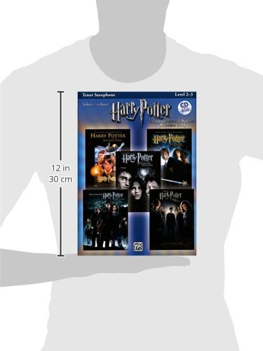 Harry Potter Movie Soundtracks Instrumental Solos for Tenor Sax (Books 1-5) with CD - Perfect for Saxophone Players & Music Lovers - Great for Practice, Performances & Harry Potter Themed Events