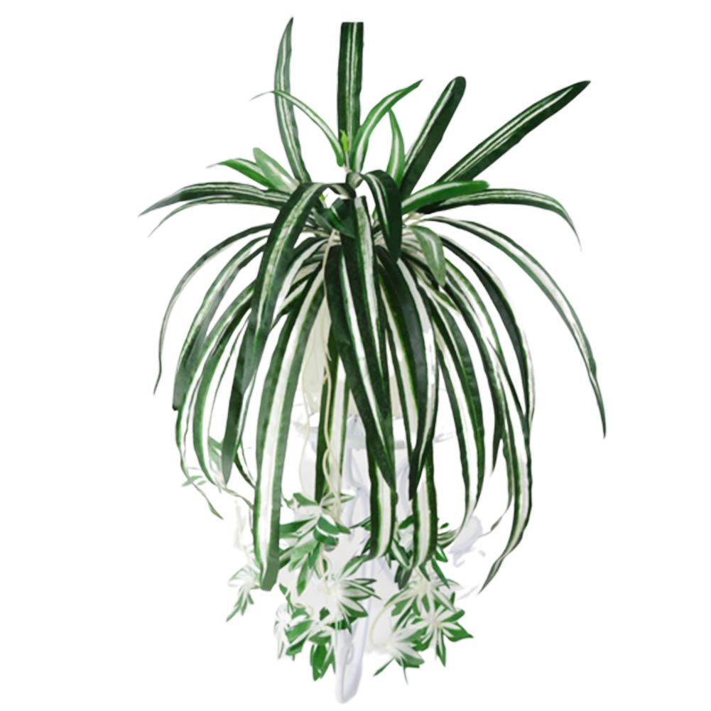 1Pc Artificial Chlorophytum Plant - Hanging Wall Decor for Home & Office - Perfect for Living Room, Bedroom, Balcony & Indoor Spaces