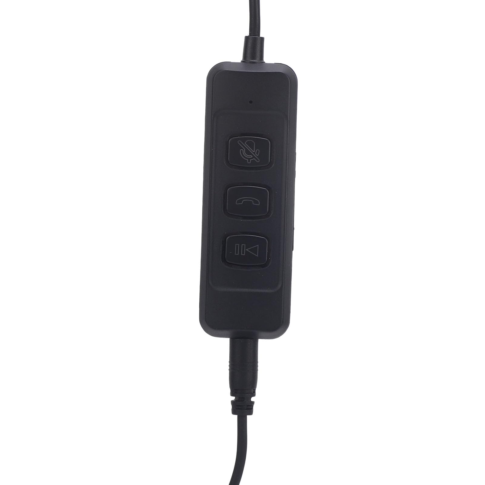 Single Ear Headset with Built-in Microphone - Lightweight & Comfortable USB-C/USB/3.5mm Headphones for PC, Laptop, Smartphone & Tablet - Perfect for Home Office, Call Centers & Teleconferencing