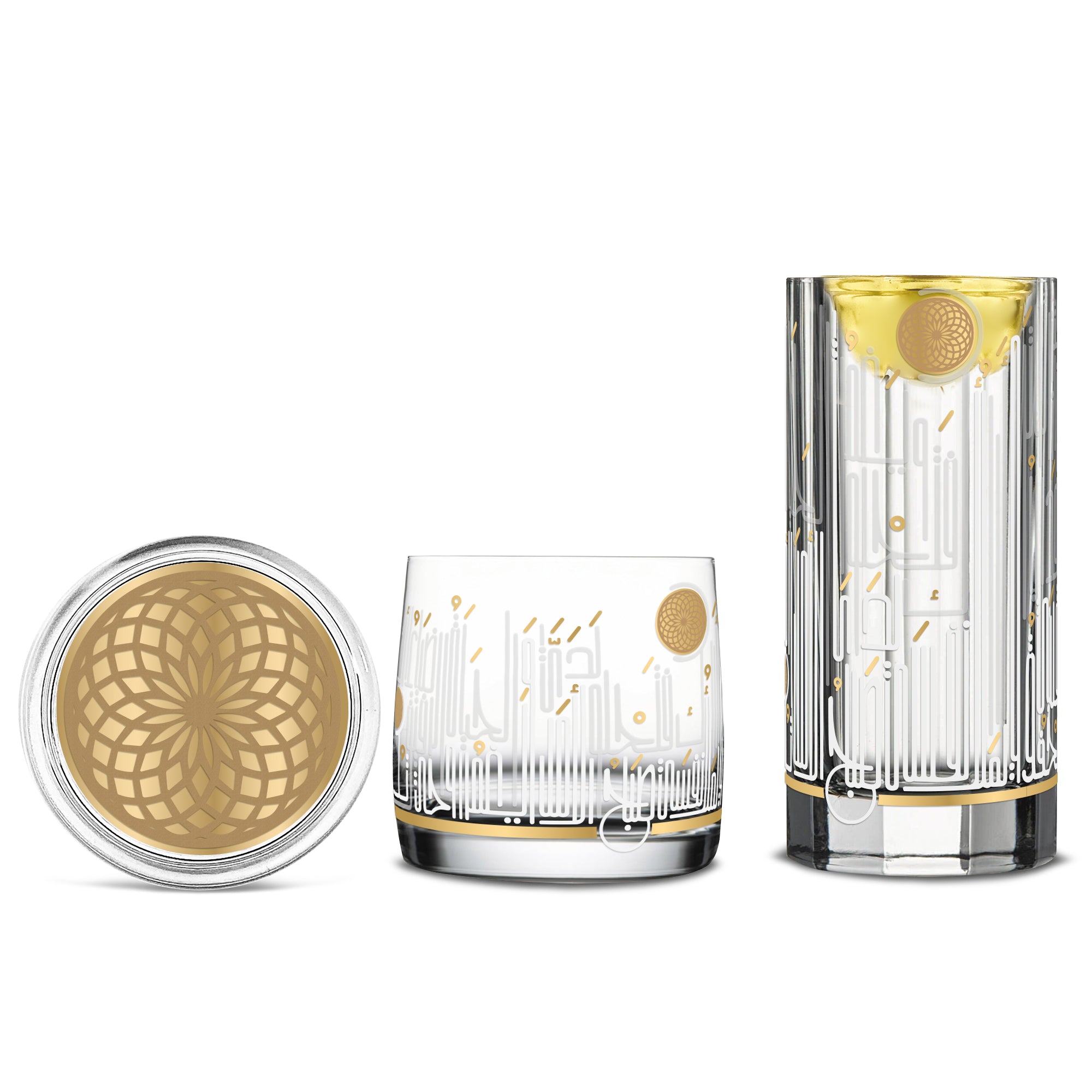 Dimlaj Hayat Gold Censer with Candle Holder - Premium Incense Burner for Home Decor, Meditation & Aromatherapy | Perfect for Living Room, Bedroom, Yoga Studio & Spiritual Spaces