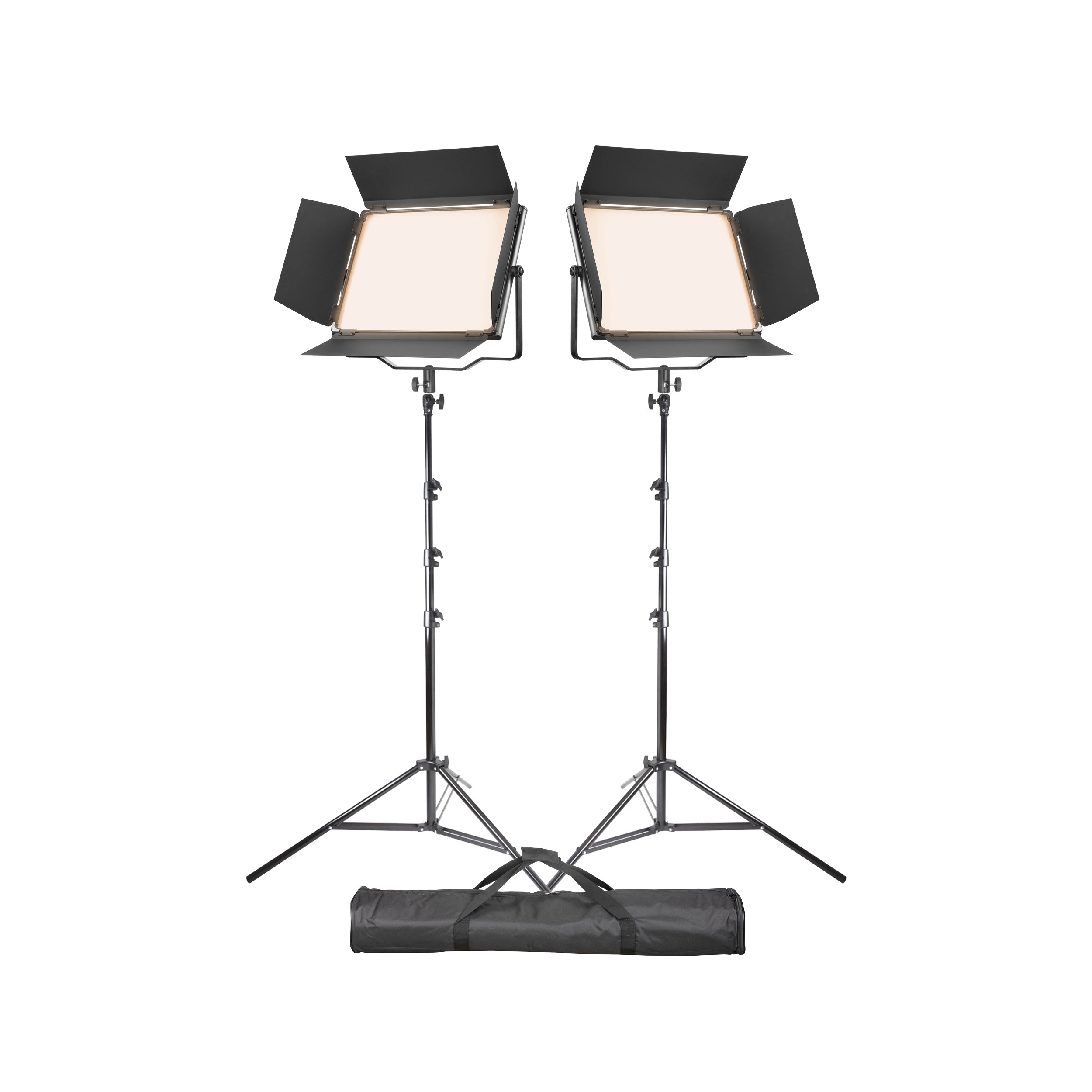 Godox P120BI K1 Bi-Color LED Light Panel Twin Kit - 5600K & 3200K Adjustable, High CRI 96+ for Photography, Videography, YouTube & Studio Lighting