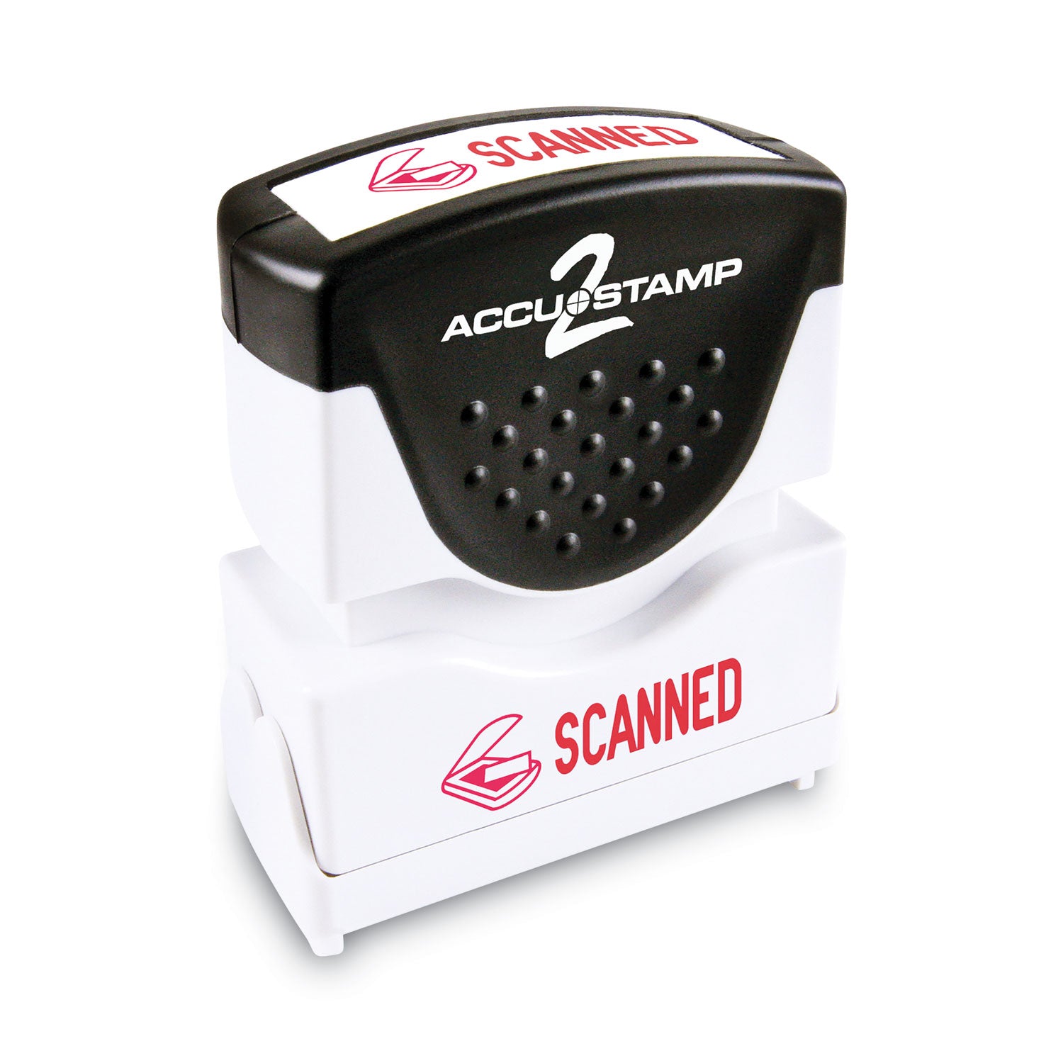 ACCUSTAMP2® Pre-Inked Shutter Stamp - Red Ink, Scannable, 1.63