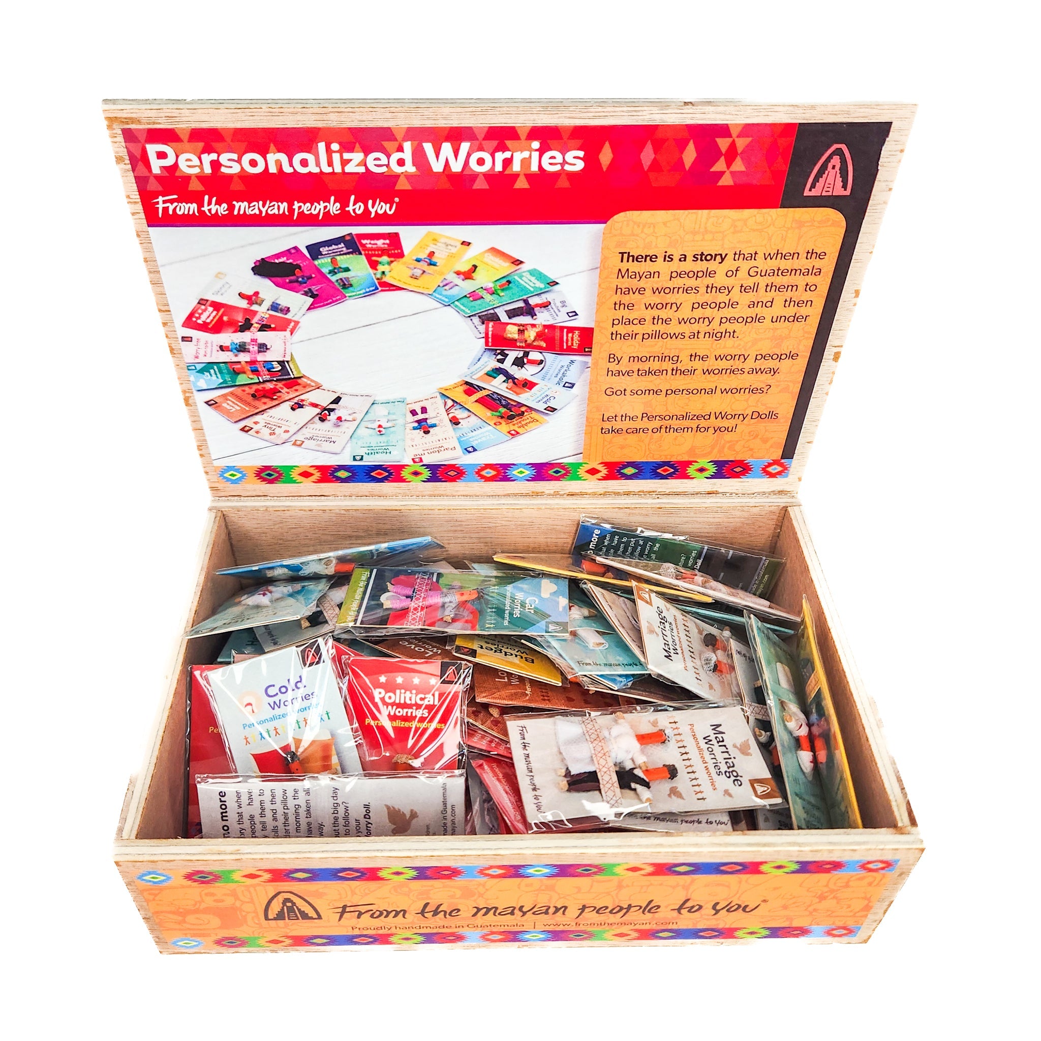 60-Piece Small Themed Worry People Set - Anxiety Relief Toys for Kids & Adults - Perfect for Stress Relief, Classroom Activities, and Therapy Sessions