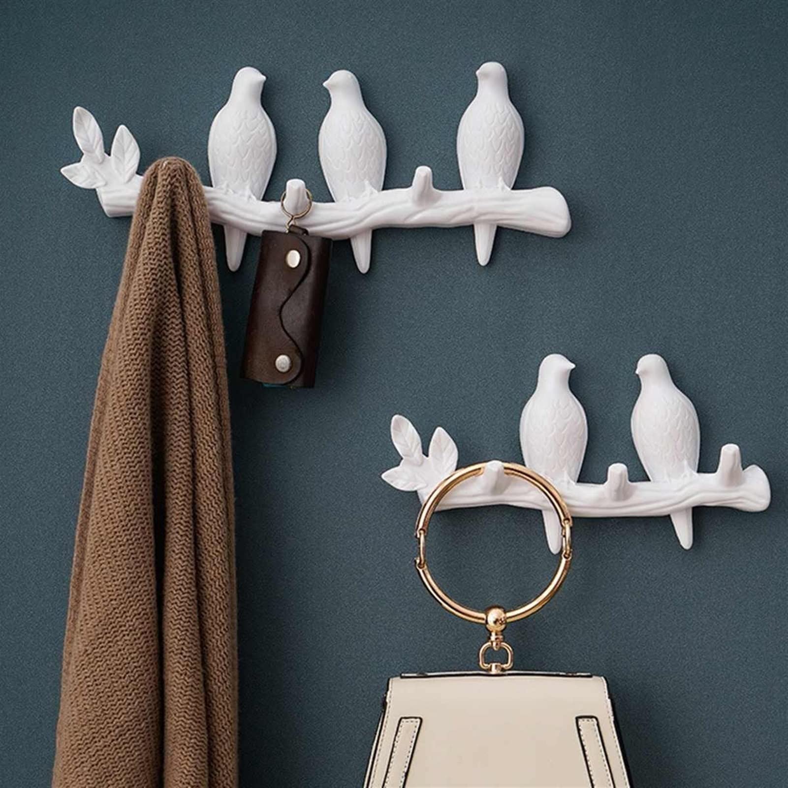 Creative Bird Wall Hook - Moisture Resistant Coat Rack for Bedroom, Kitchen & Entryway