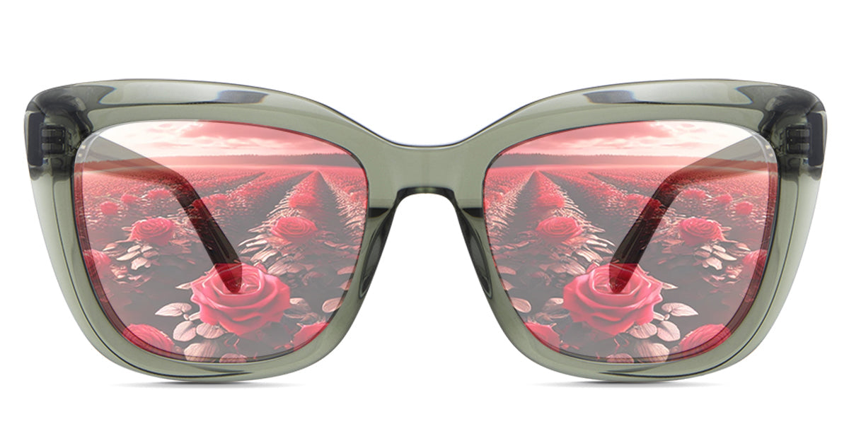 LESA Women's Prescription Tinted Glasses - Stylish & UV Protection for Reading, Driving & Outdoor Activities