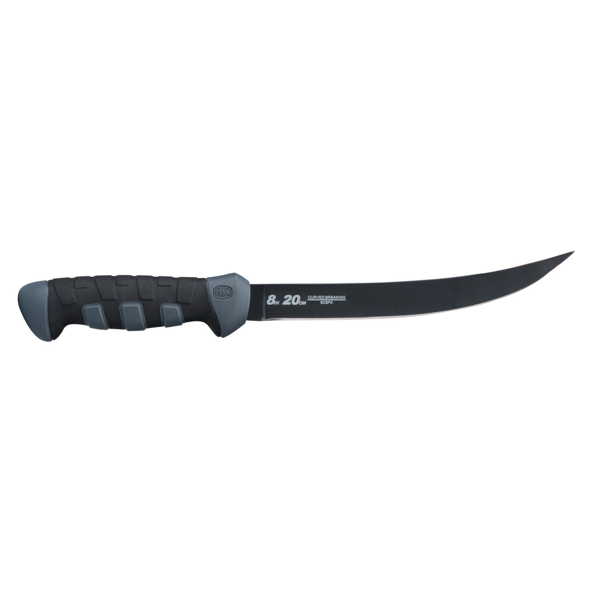 8 Inch Curved Breaking Fillet Knife - Professional Fish Fillet Knife for Butchering, Boning, and Meat Cutting - Perfect for Home Kitchen, Camping, and Outdoor Cooking