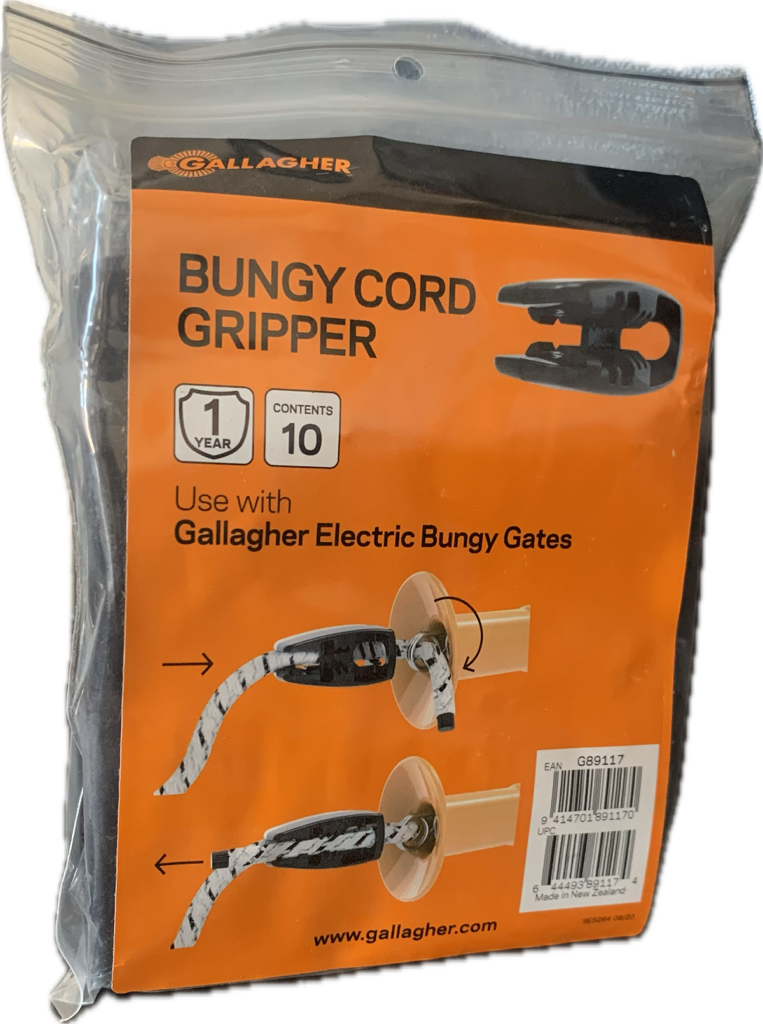 Gallagher Bungy Cord Gripper 10-Pack - Heavy Duty Elastic Rope Hooks for Securing Tarps, Cargo & Outdoor Gear