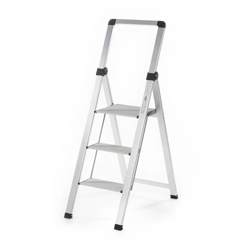 Climb It Slim Folding Steps - Lightweight Portable Ladder for Home, Garage, and Warehouse Use - Perfect for Reaching High Shelves and Storage Areas