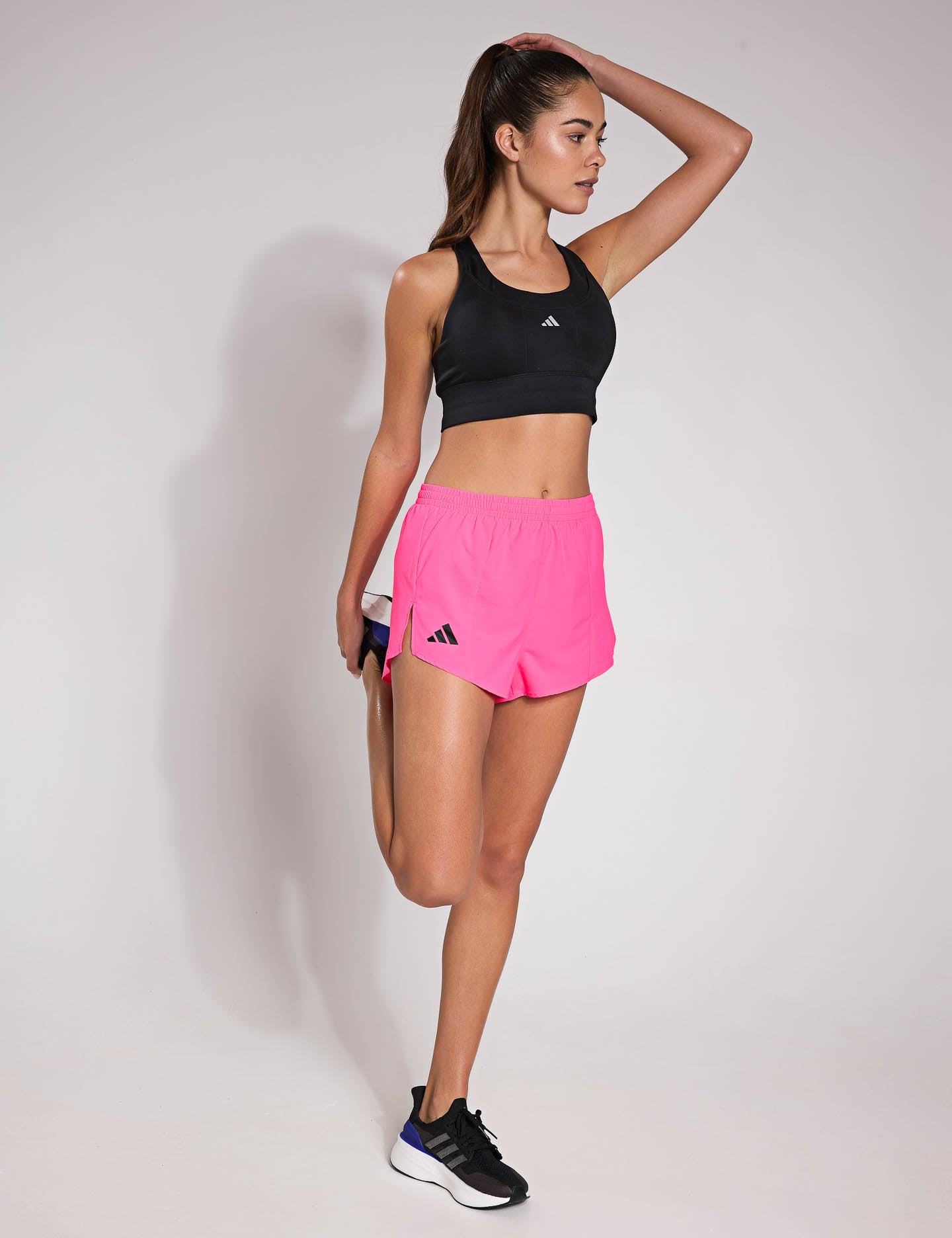 Adizero Essentials Running Shorts for Women - Lightweight, Breathable & Comfortable - Lucid Pink - Perfect for Jogging, Gym Workouts & Outdoor Sports