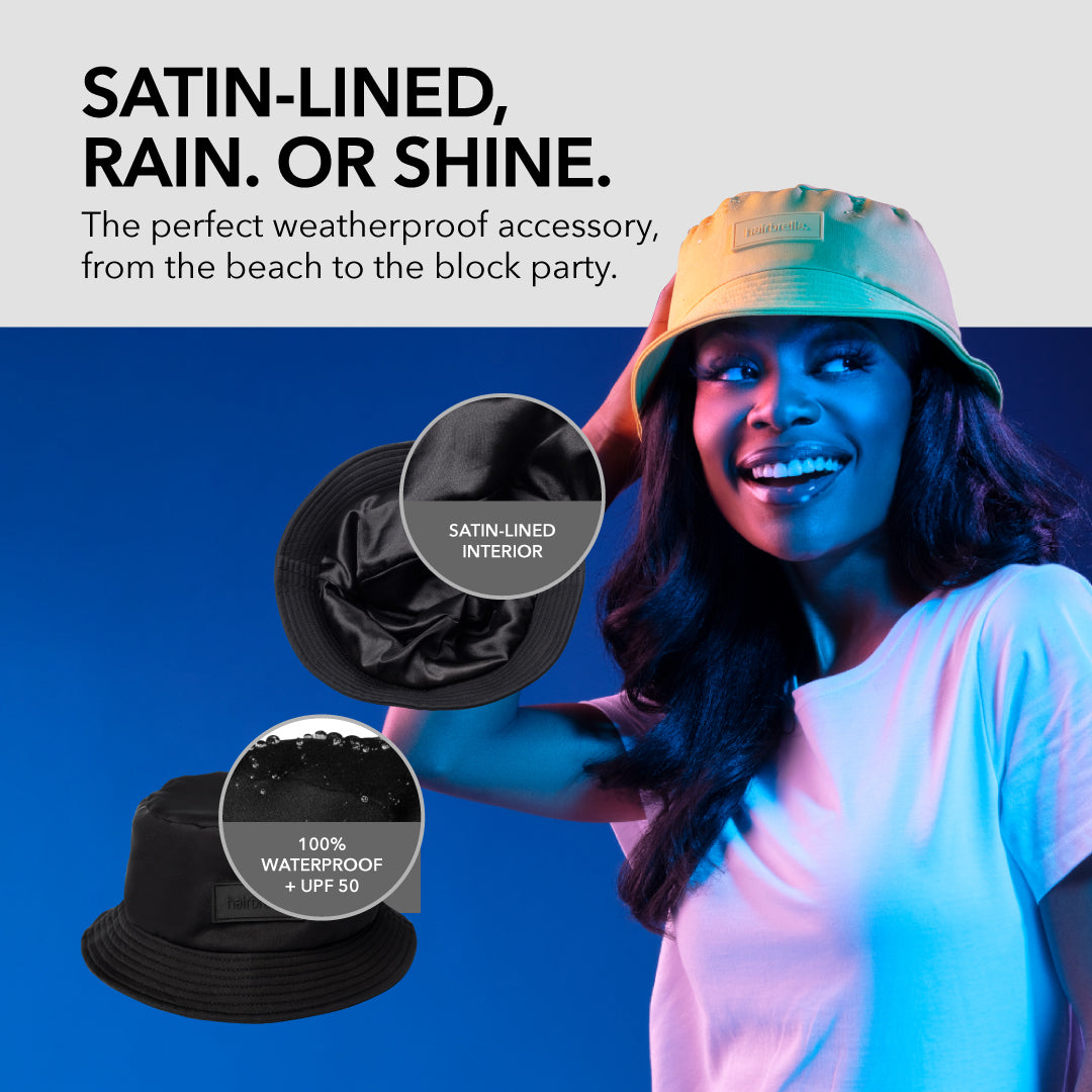 Waterproof Satin Lined Bucket Hat for Women & Men - UV Protection Summer Sun Hat for Beach, Hiking & Outdoor Activities