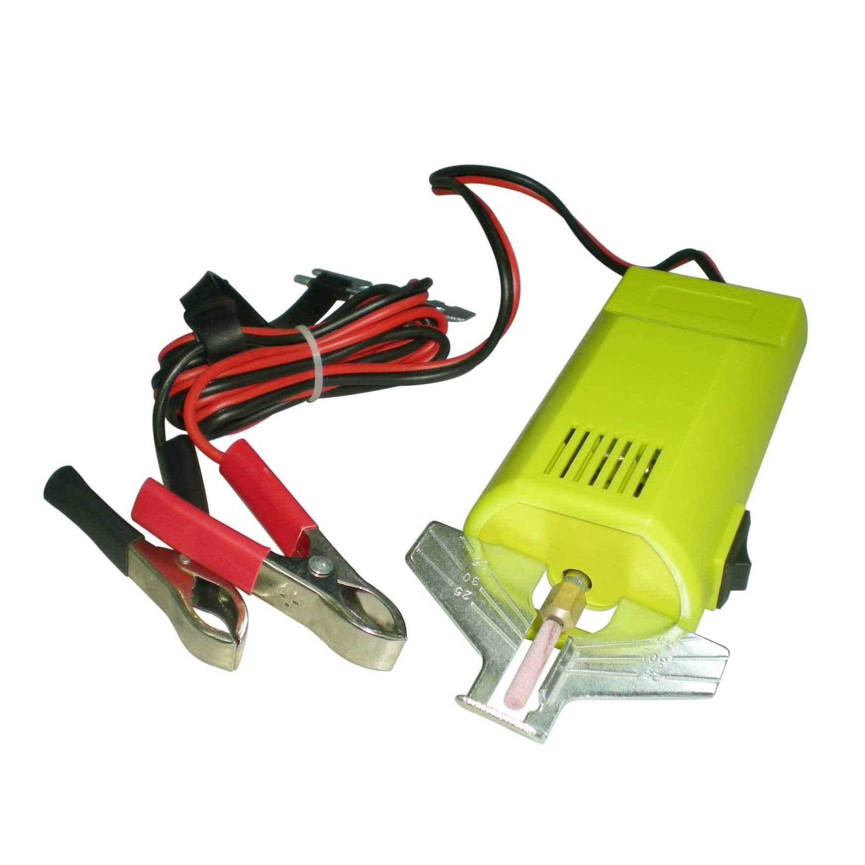 Timber Tuff CS-12V 12-Volt Portable Electric Chainsaw Sharpener - Professional Chainsaw Chain Sharpening Tool for DIY, Woodworking & Outdoor Use