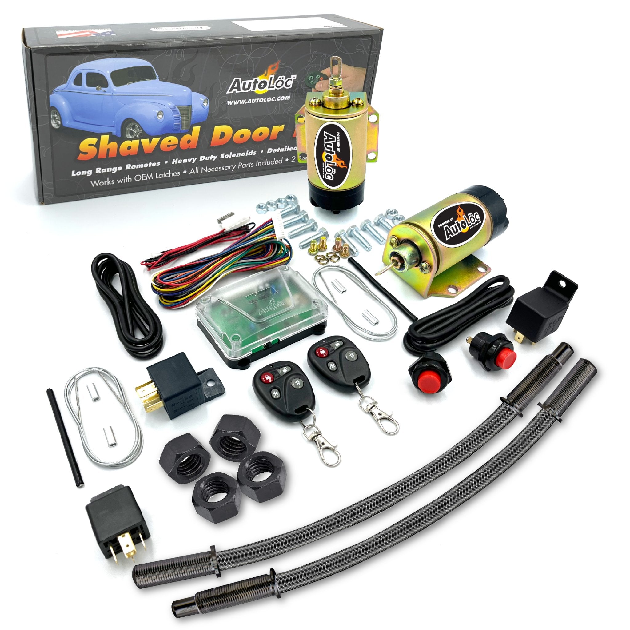 1901-1902 Isotta Fraschini Runabout Universal 4-Function 35lb Remote Shaved Door Kit with 12