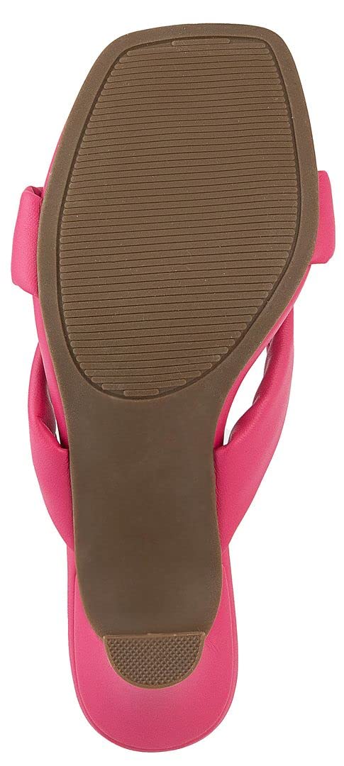 London Fog Women's Louelle Comfort Heel Sandals - Perfect for Casual Outings