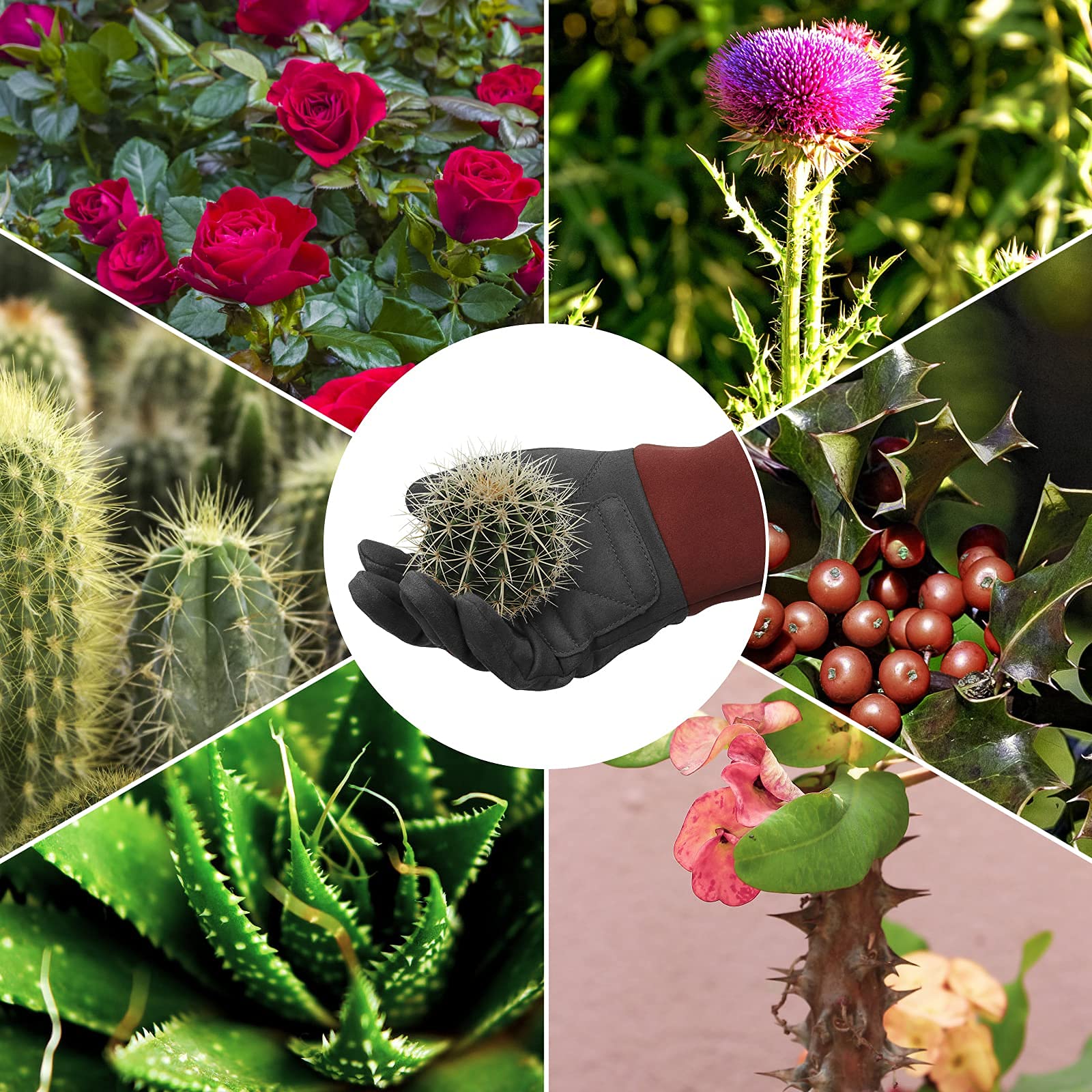 BARST Long Gardening Gloves - Thorn Proof Rose Pruning Gloves for Bushes & Cacti - Durable Protection for Gardeners - Perfect Gift for Plant Lovers (Ideal for Rose Care, Cactus Handling & Outdoor Gardening)