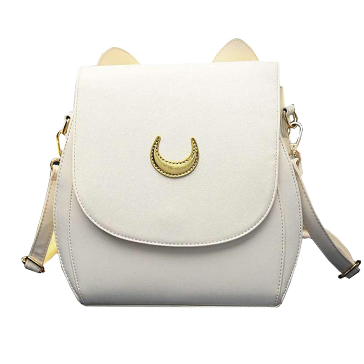 Stylish Vegan Crossbody Bag for Women - Cute Cat Ear Shoulder Purse, Kawaii Sling Bag for Girls | Perfect for Casual Outings, School, Travel & Everyday Use
