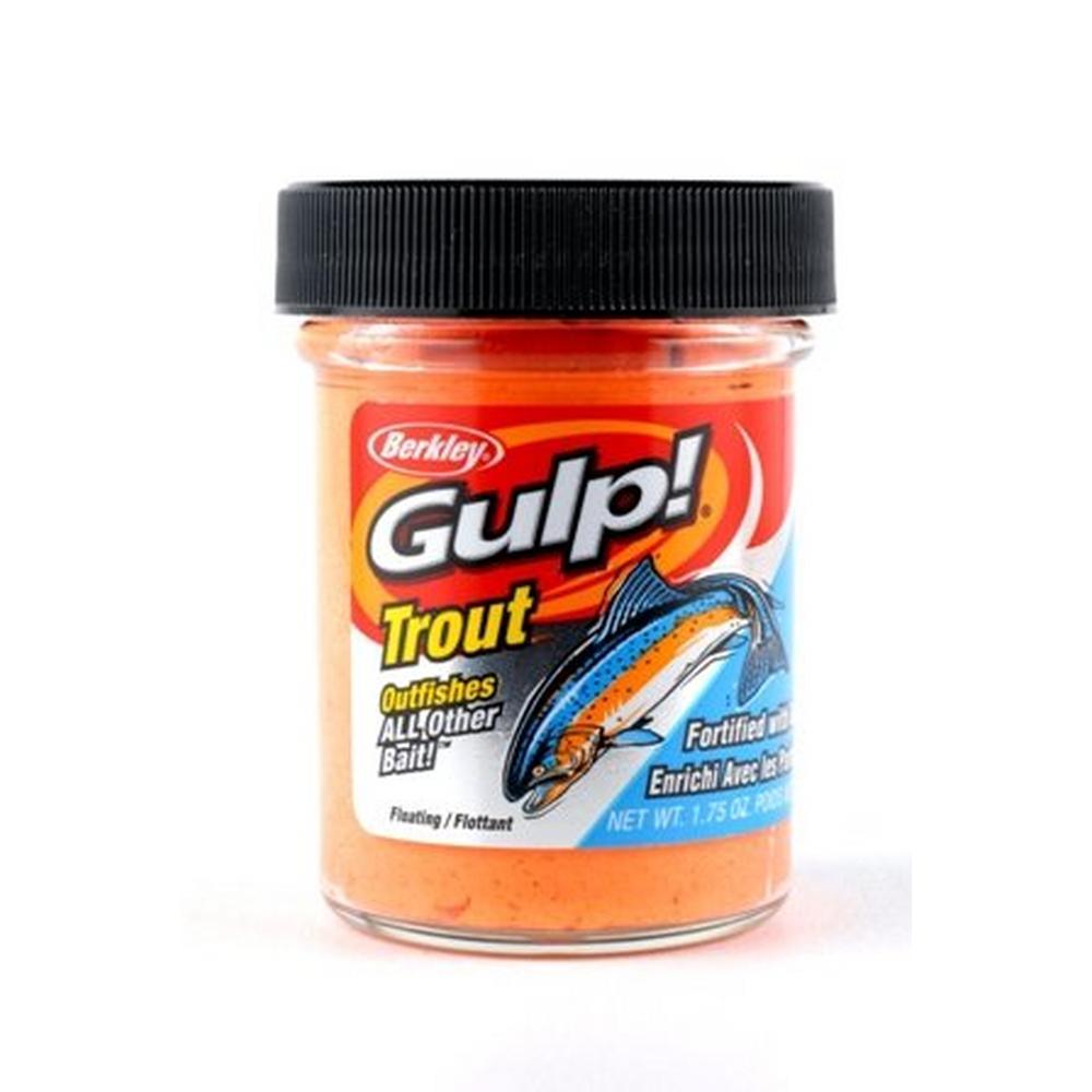 Berkley Gulp! Trout Dough Bait - Premium Scented Soft Fishing Lure for Trout, Salmon & Freshwater Fish - Ideal for Casting, Trolling & Ice Fishing