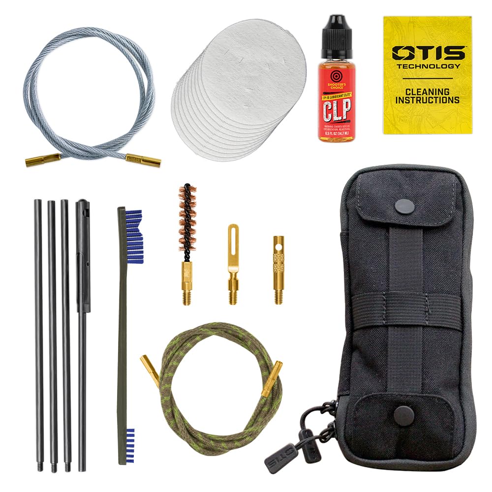 Otis Technology Defender Series Gun Cleaning Kit for Pistols & Rifles – Choose Your Caliber | Firearm Maintenance & Protection for Hunting, Shooting Range & Home Defense