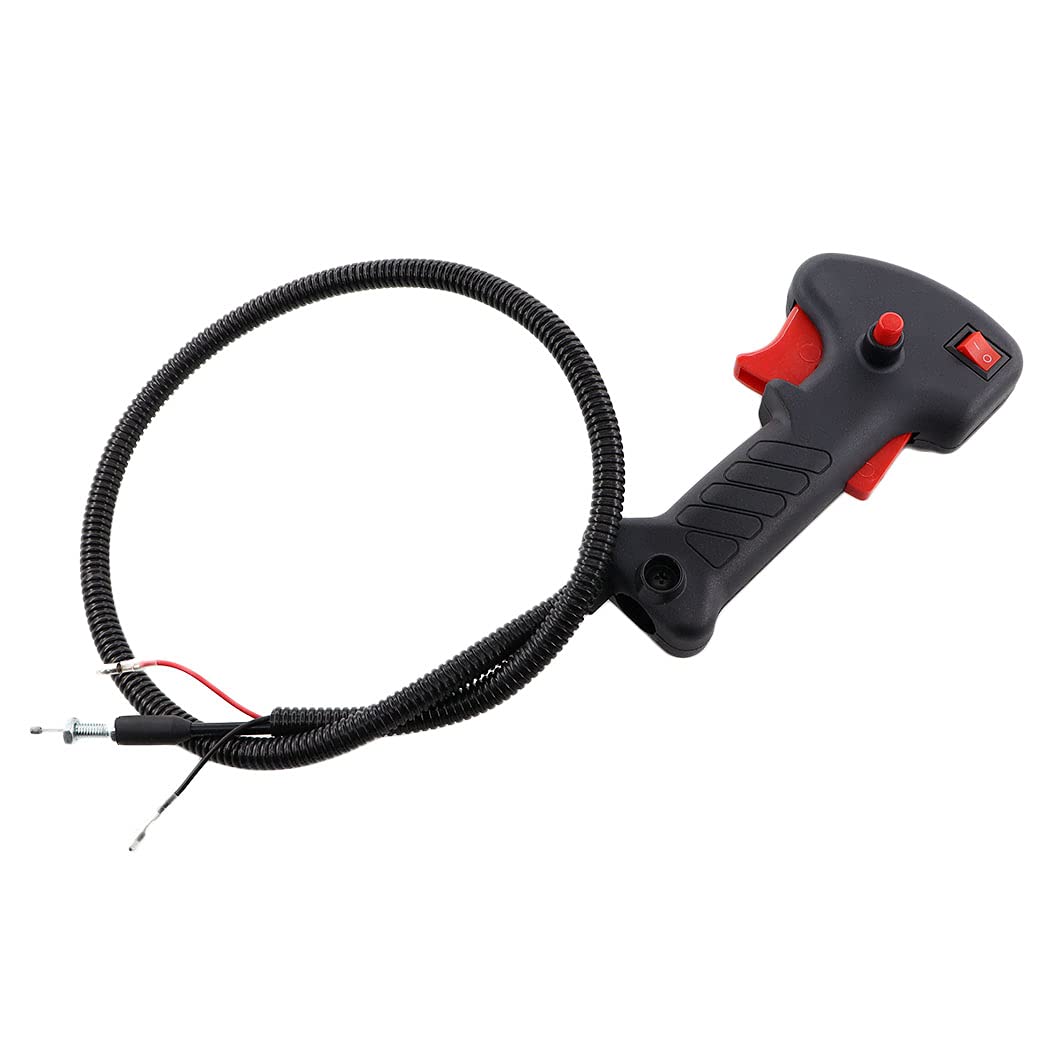 MCHNIC Gas Throttle Switch for Fuxtec FX-MS152, MFS520 Multitool 2-in-1, Hecht 129BTS, Dolmar MS27U, Matrix BMS 900-4, Demon RQ580 Brush Cutter - Compatible Replacement Part for Outdoor Power Tools & Garden Equipment