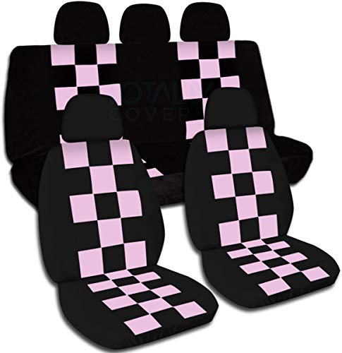 Black and Cute Pink Checkers