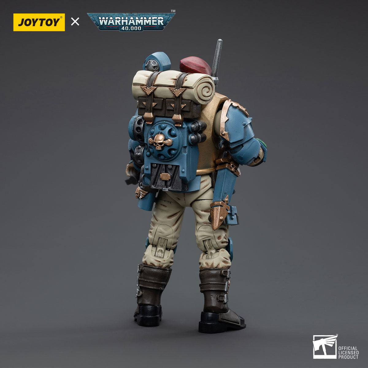1/18 JOYTOY 3.75-inch Astra Militarum Tempestus Scions Command Squad Action Figure - 55th Kappic Eagles Set (5pcs) - Perfect for Warhammer 40K Collectors, Tabletop Gaming & Display