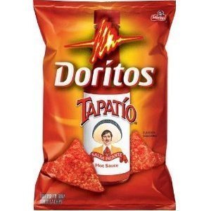 Doritos Tapatio Hot Sauce Flavored Tortilla Chips - 7.6oz Bags (Pack of 3) - Spicy Snack for Parties, Game Nights & Mexican Food Lovers
