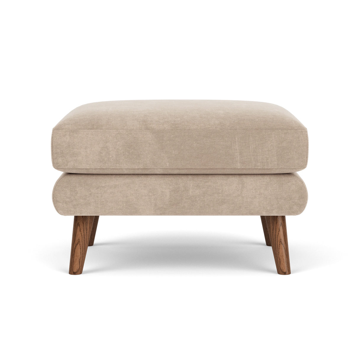 George Fabric Ottoman - Stylish and Comfortable Footrest, Storage Bench for Living Room, Bedroom, or Office - Perfect for Relaxing, Extra Seating & Home Organization