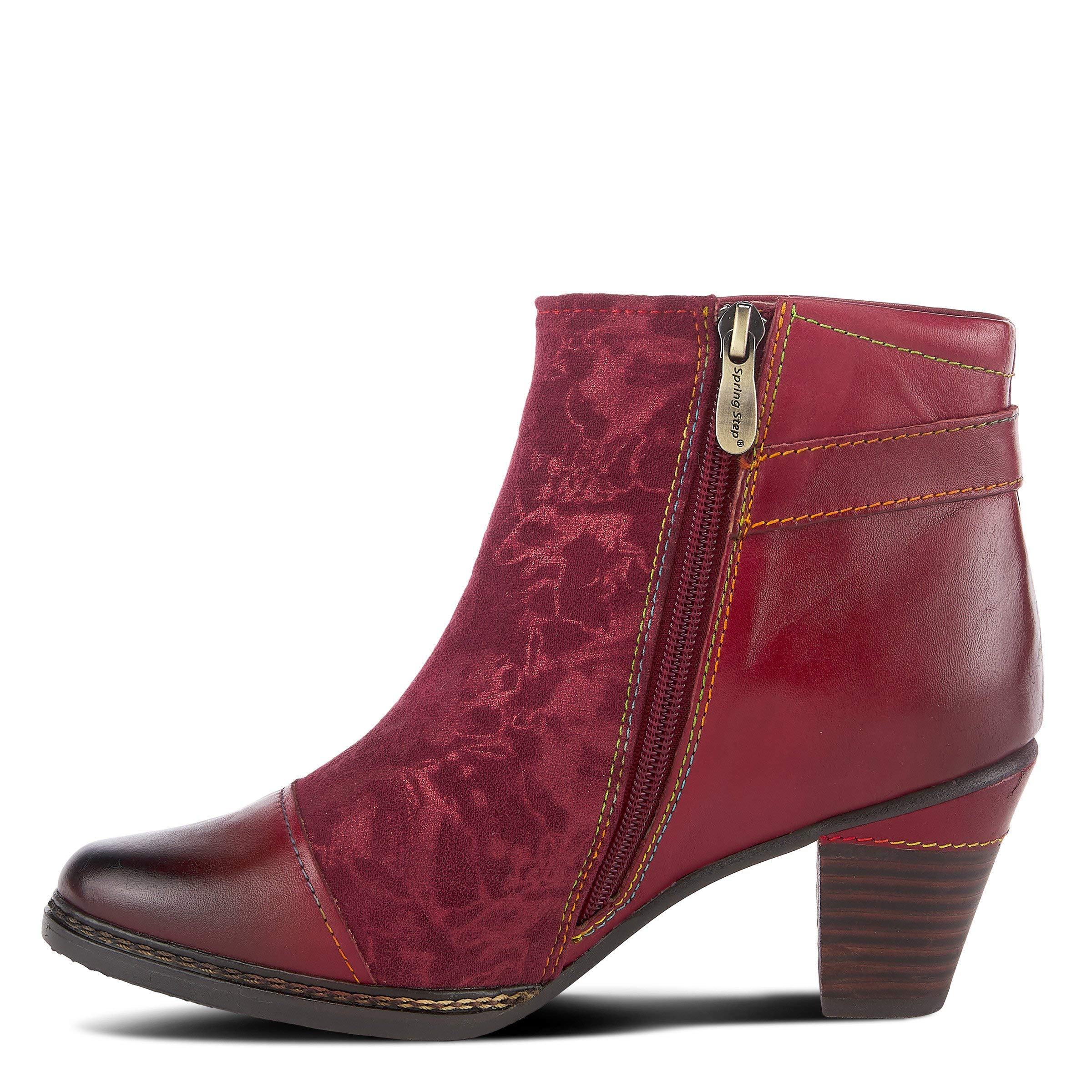 Spring Step L'Artiste Women's Socute Ankle Boot - Comfortable & Stylish Low Heel Booties for Women | Perfect for Office, Casual Outfits & Fall Fashion