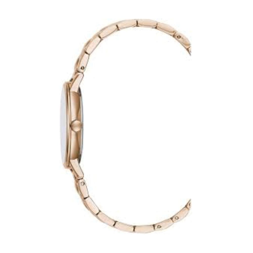 BCBGMAXAZRIA Women's Quartz Rose Gold Minimalist Stainless Steel Watch BG50822002 - Elegant & Stylish for Work, Party & Everyday Wear