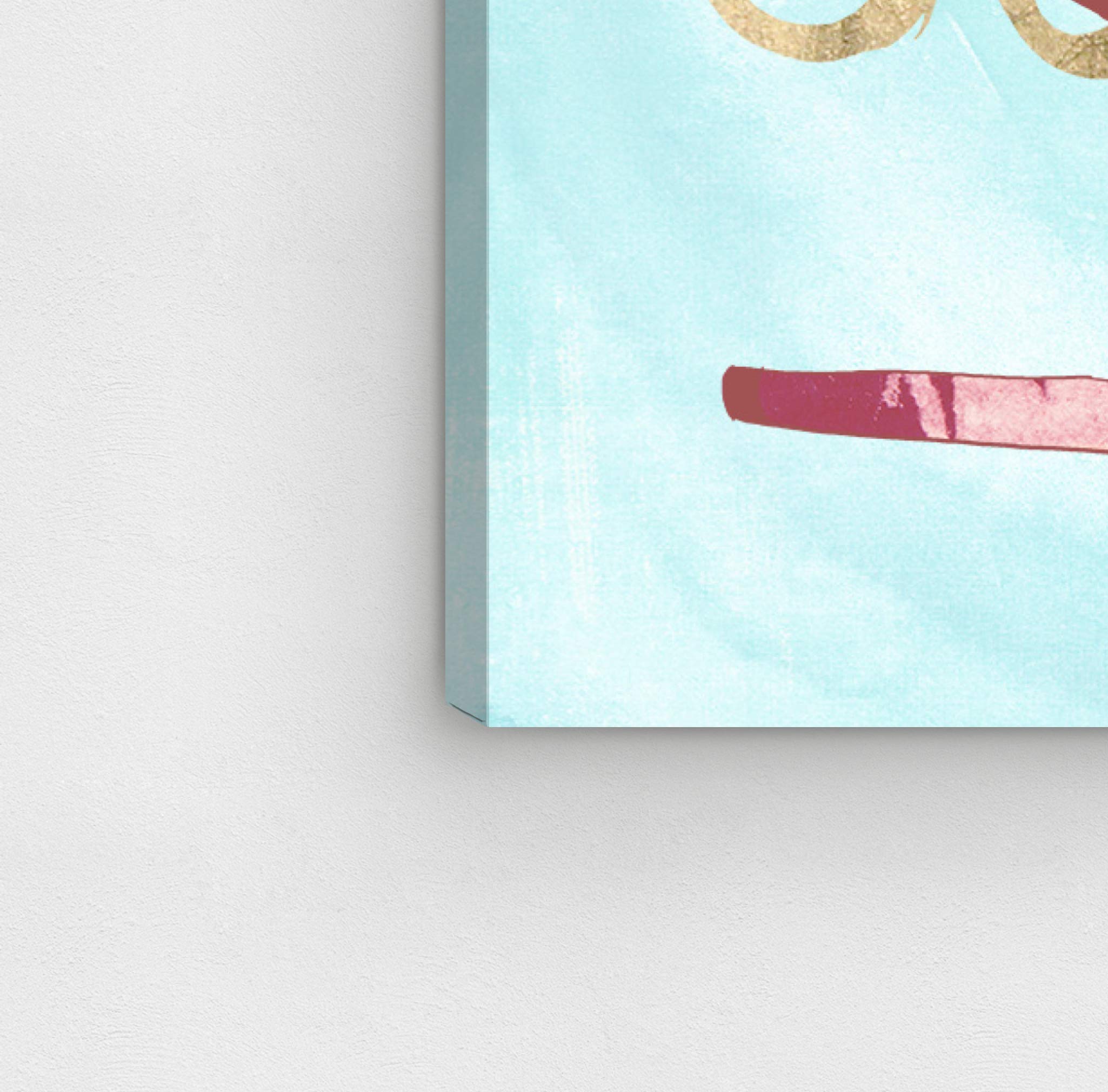 Oliver Gal Artist Co. 'Ooo Lala' Fashion Glam Wall Art Canvas Print - 36x45 Inches Gold & Pink Home Decor - Perfect for Living Room, Bedroom & Office Wall Decoration