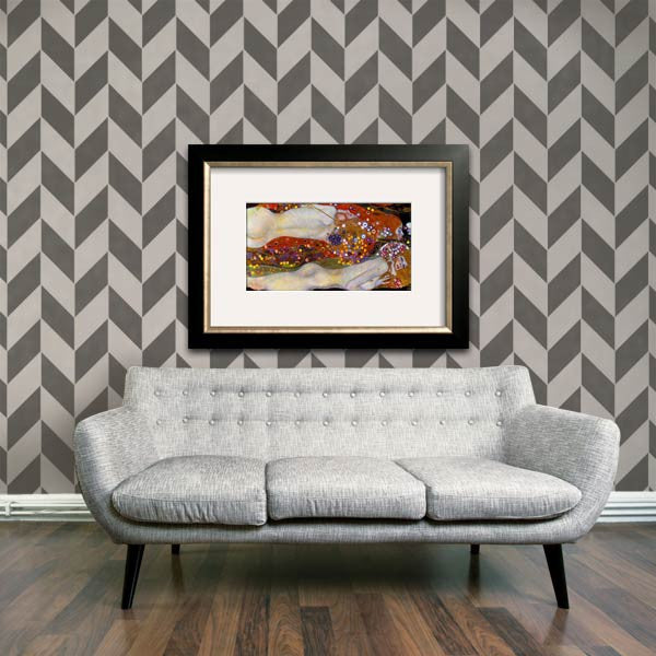Herringbone Pattern Wall Stencils - Reusable DIY Painting Template for Home Decor, Geometric Wall Art, Accent Walls | Perfect for Living Room, Bedroom, Nursery & Office Design