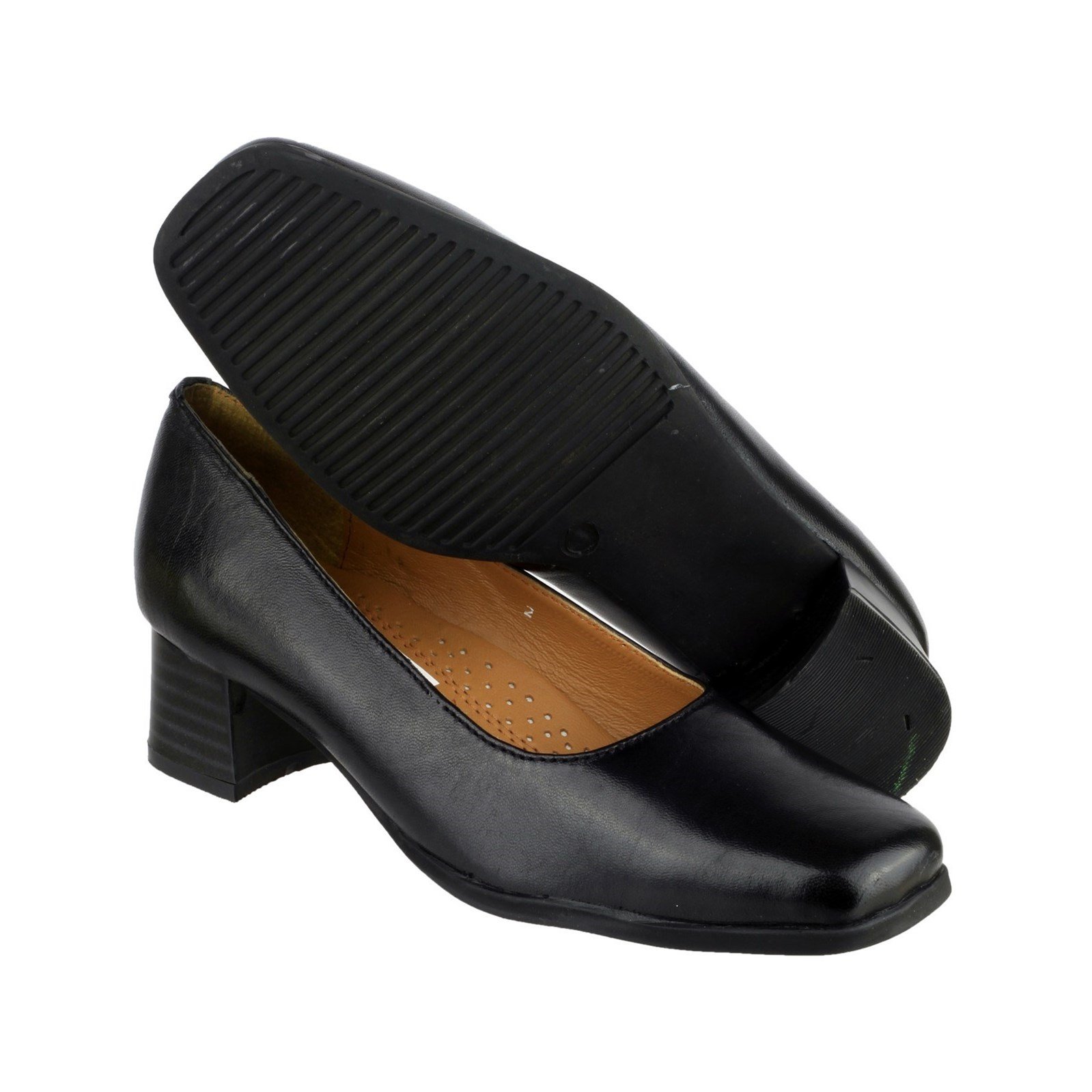 Amblers Walford Women's Leather Court Shoes - Elegant & Comfortable Dress Shoes for Office, Wedding & Formal Occasions