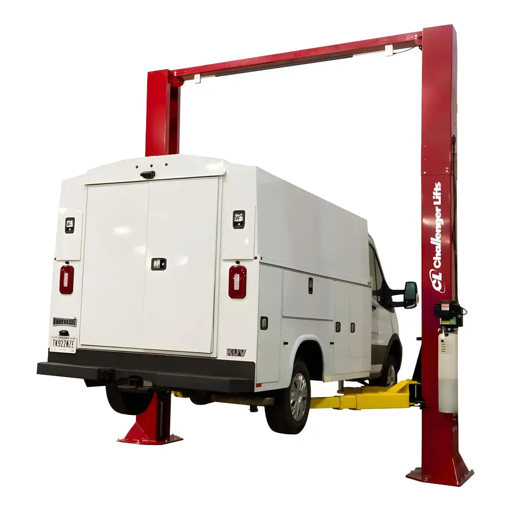 Challenger CL20 20K Heavy Duty Symmetric Two Post Car Lift for Auto Repair Shops & Garages - Perfect for Vehicle Maintenance and Tire Services