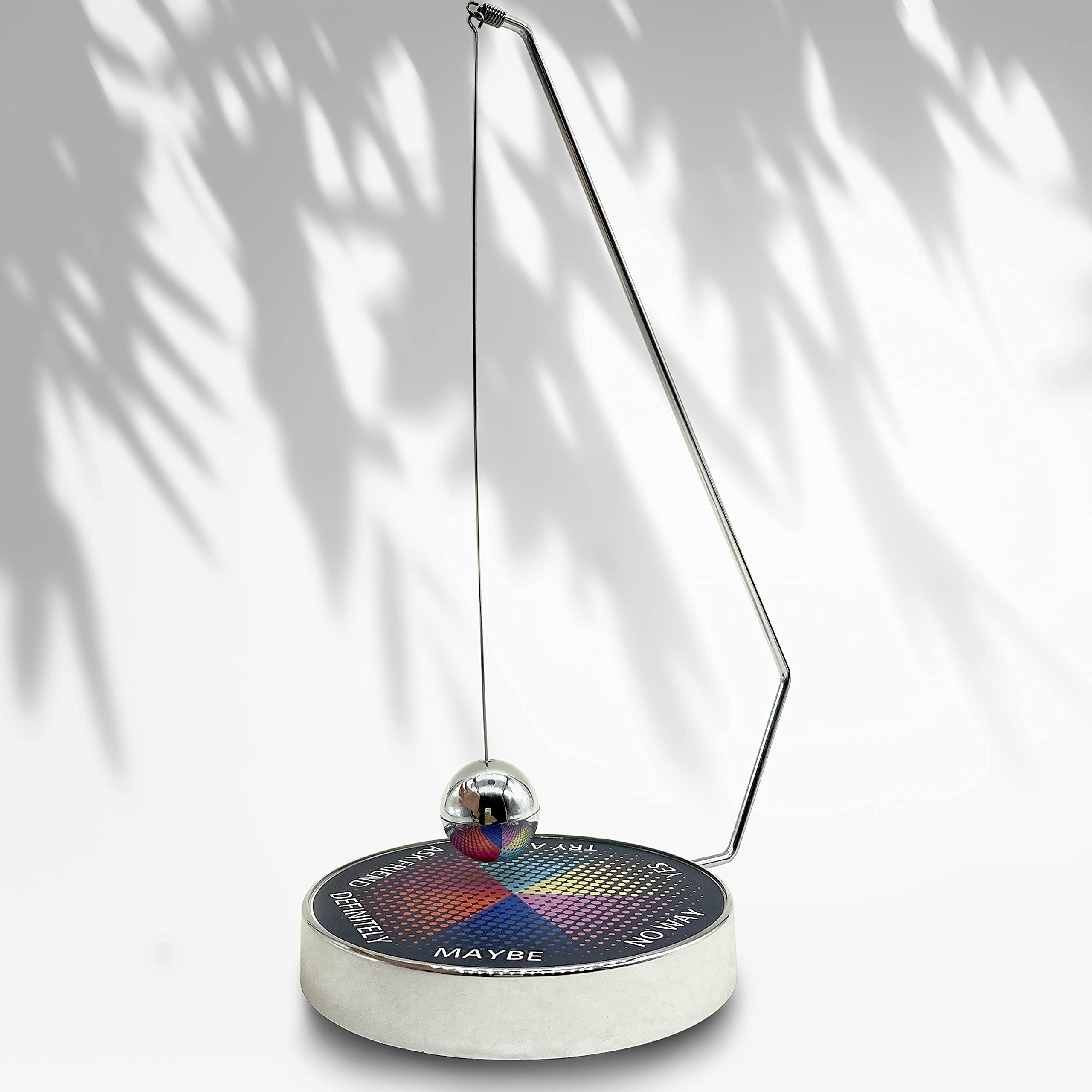 Magnetic Decision Maker Swing Pendulum - Fun Office Desk Toy & Stress Relief Gadget | Perfect Gift for Colleagues & Friends | Use for Decision Making, Meditation, and Office Decor