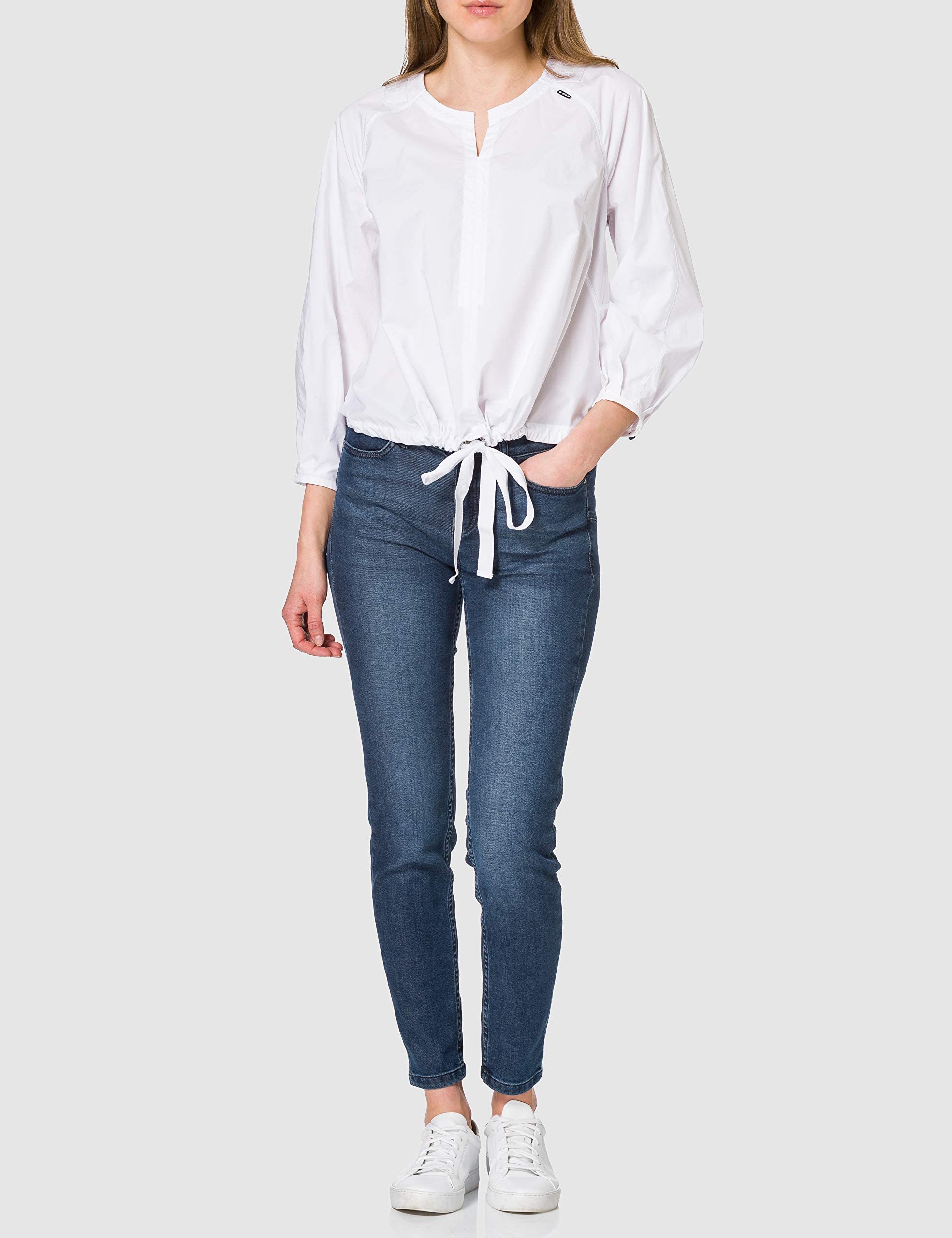 G-Star Raw Women's Shell Woven Shirt - XX-Small White | Stylish Casual Button-Up Top for Everyday Wear & Office Outfits