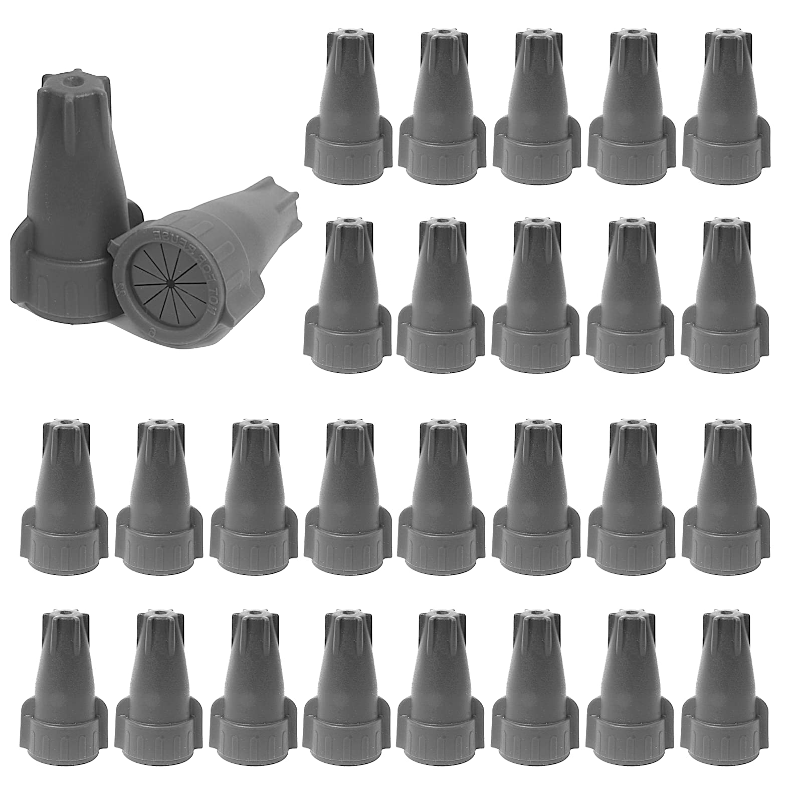 100 Pack 6-22 AWG Premium Waterproof Wire Connectors - Durable Electrical Caps for LED Landscape Lights, Irrigation Valves, Outdoor Speakers, and Solar Panel Wiring