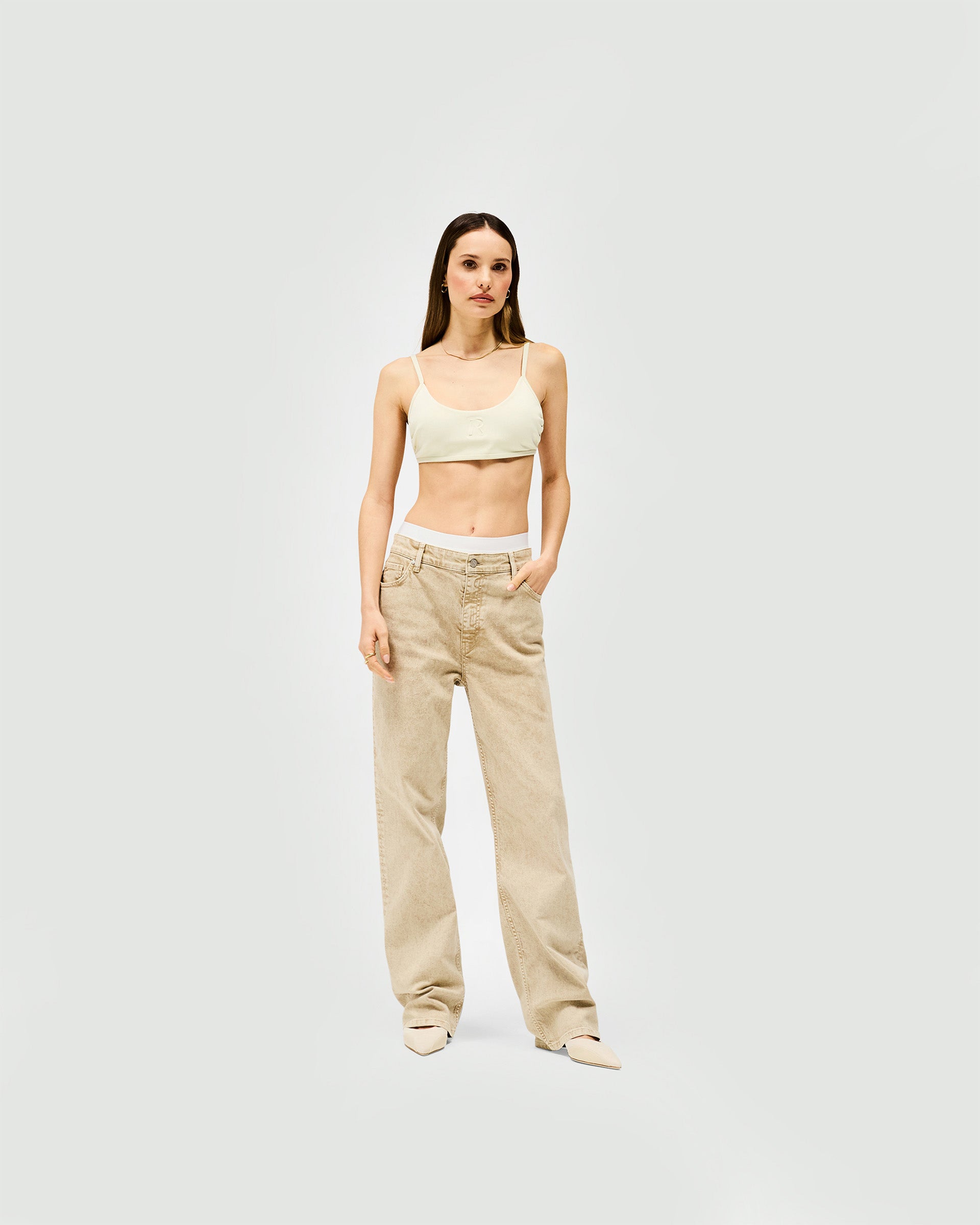 Control Bralette - Wireless Comfort Bra in Warm White | Perfect for Yoga, Lounge & Everyday Wear