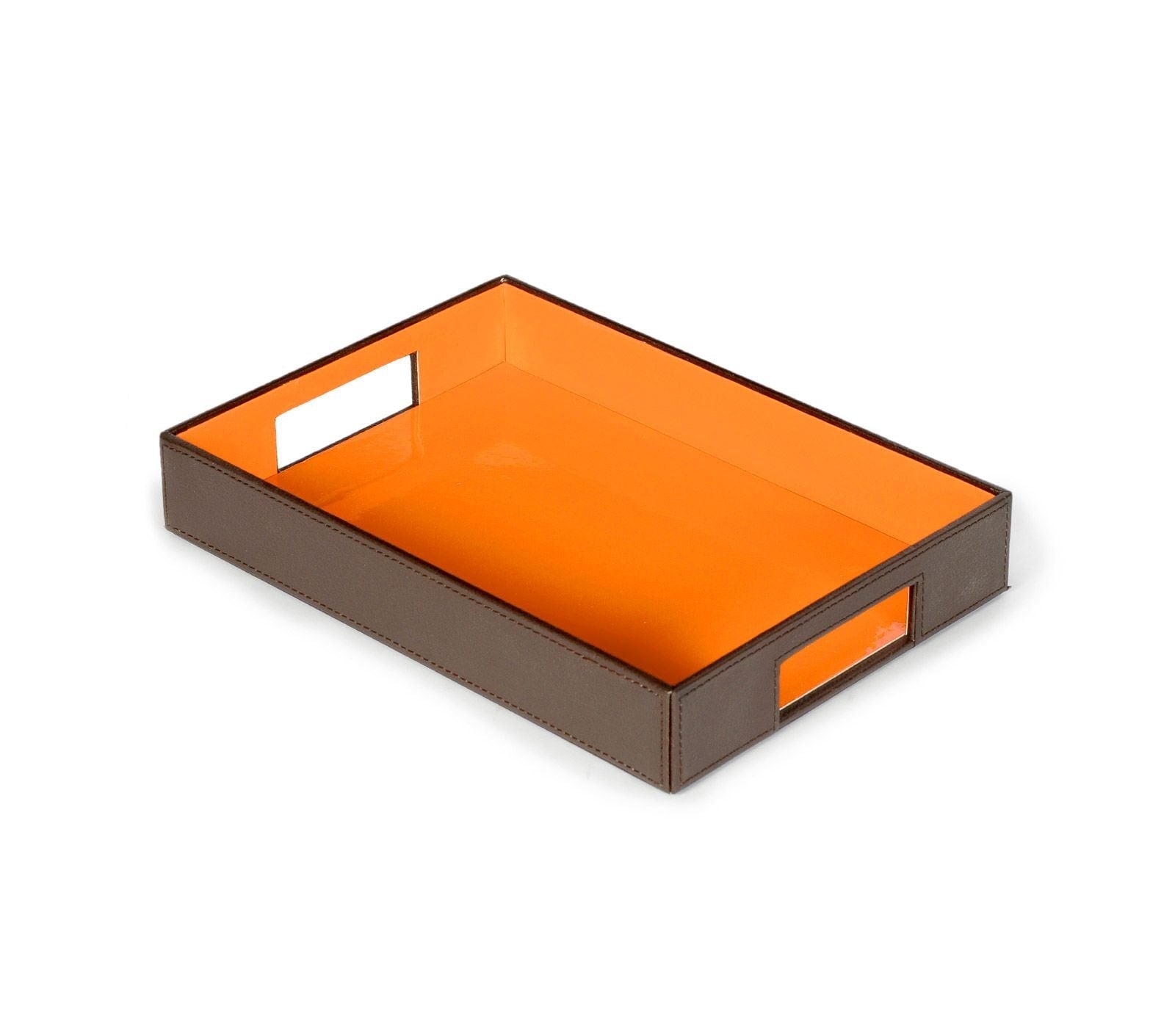 3-Piece Stackable Plastic Serving Tray Set with Non-Slip Base - Perfect for Dining, Entertaining & Kitchen Organization