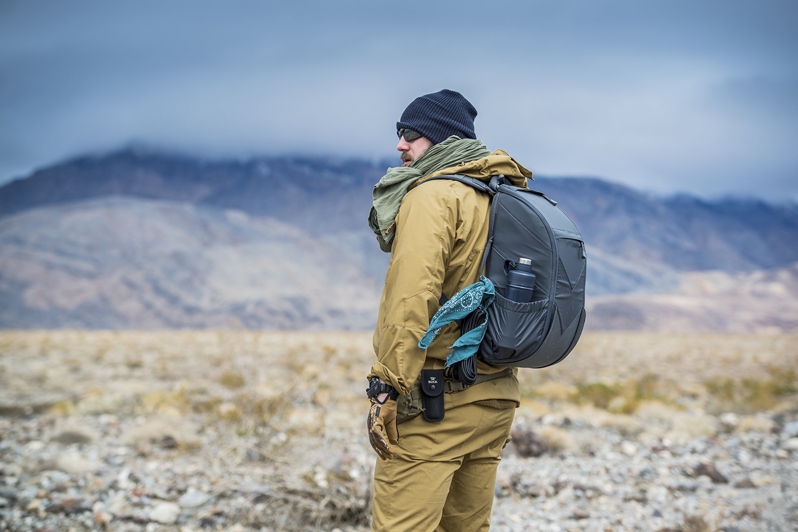 Helikon-Tex Bail Out Bag (BOB) - Low-Profile Tactical Backpack with Car Seat Attachment | Urban Survival Gear for Emergency Preparedness, Bug Out, and Everyday Carry (EDC)