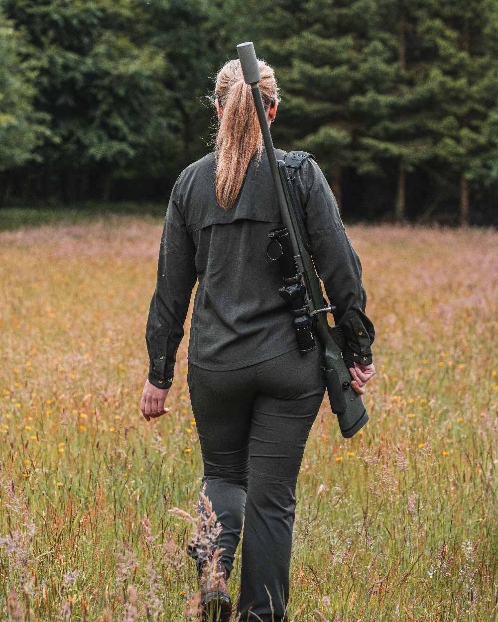 Deerhunter Women's Camo Canopy Shirt - Lightweight Hunting & Outdoor Adventure Top for Women