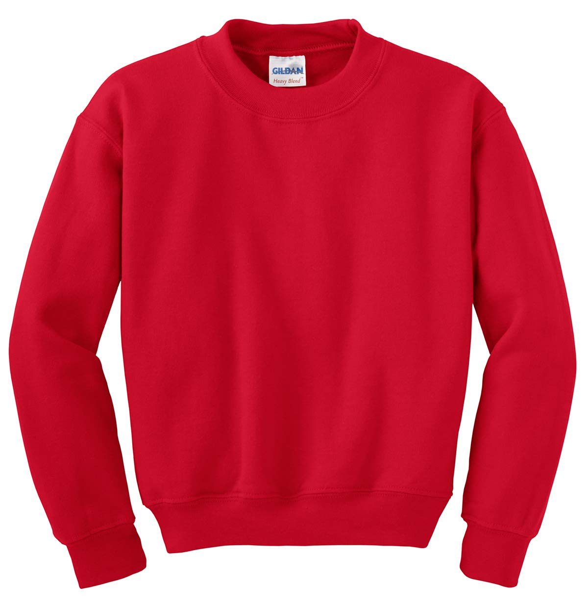 Custom INK STITCH Unisex Youth Heavy Blend Crewneck Sweatshirt | Winter Warm Pullover | Maroon XS | Perfect for School, Sports & Casual Wear