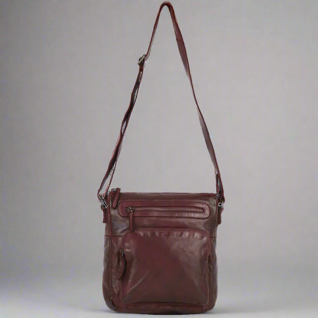 MET Front Organizer Crossbody Bag for Women - Stylish & Functional Small Shoulder Bag with Multiple Pockets - Perfect for Travel, Work, and Everyday Use