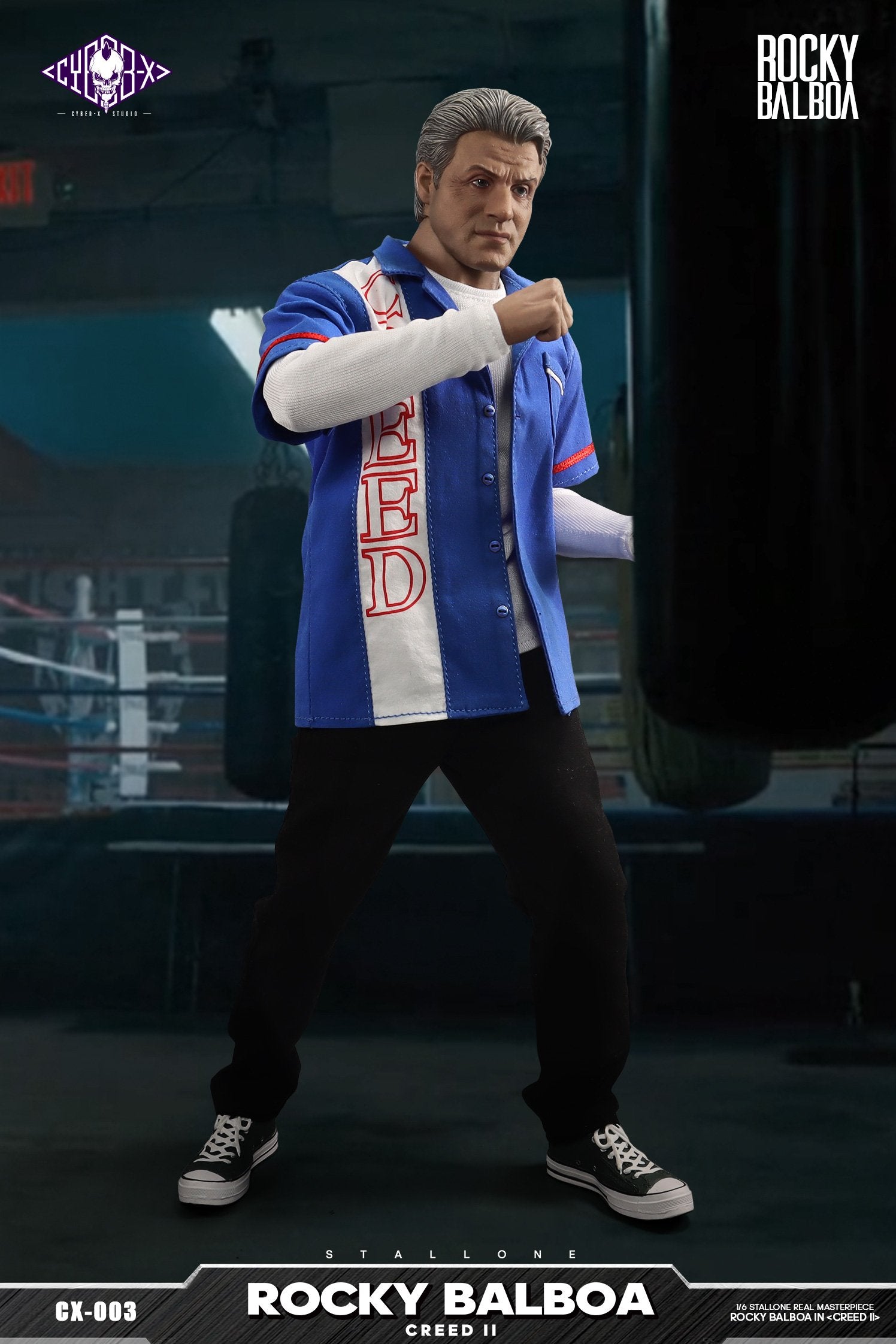 Cyber X Studio 1/6 Scale Creed II Rocky Balboa Collectible Action Figure CX 003 - Perfect for Movie Fans, Display & Gift Giving