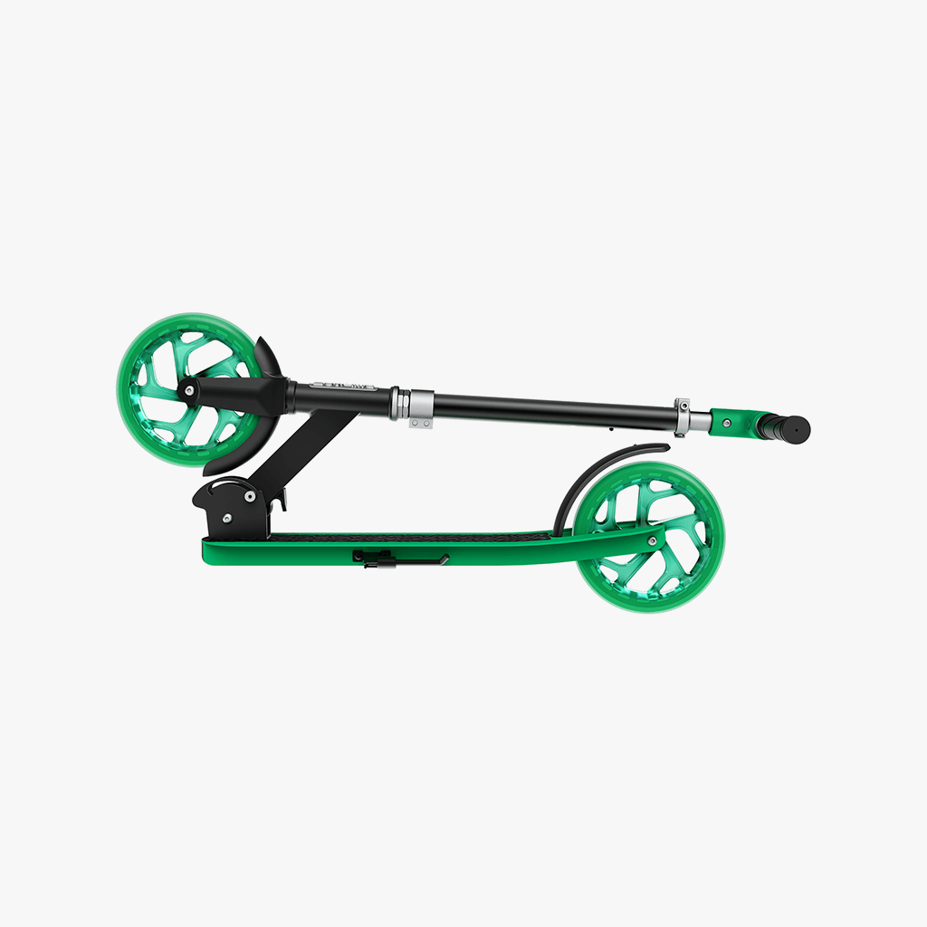 Hex Big Wheel Kick Scooter for Kids & Adults - 3 Wheel Stunt Scooter with LED Lights - Outdoor & Indoor Riding Fun for Commuting, Tricks & Neighborhood Adventures