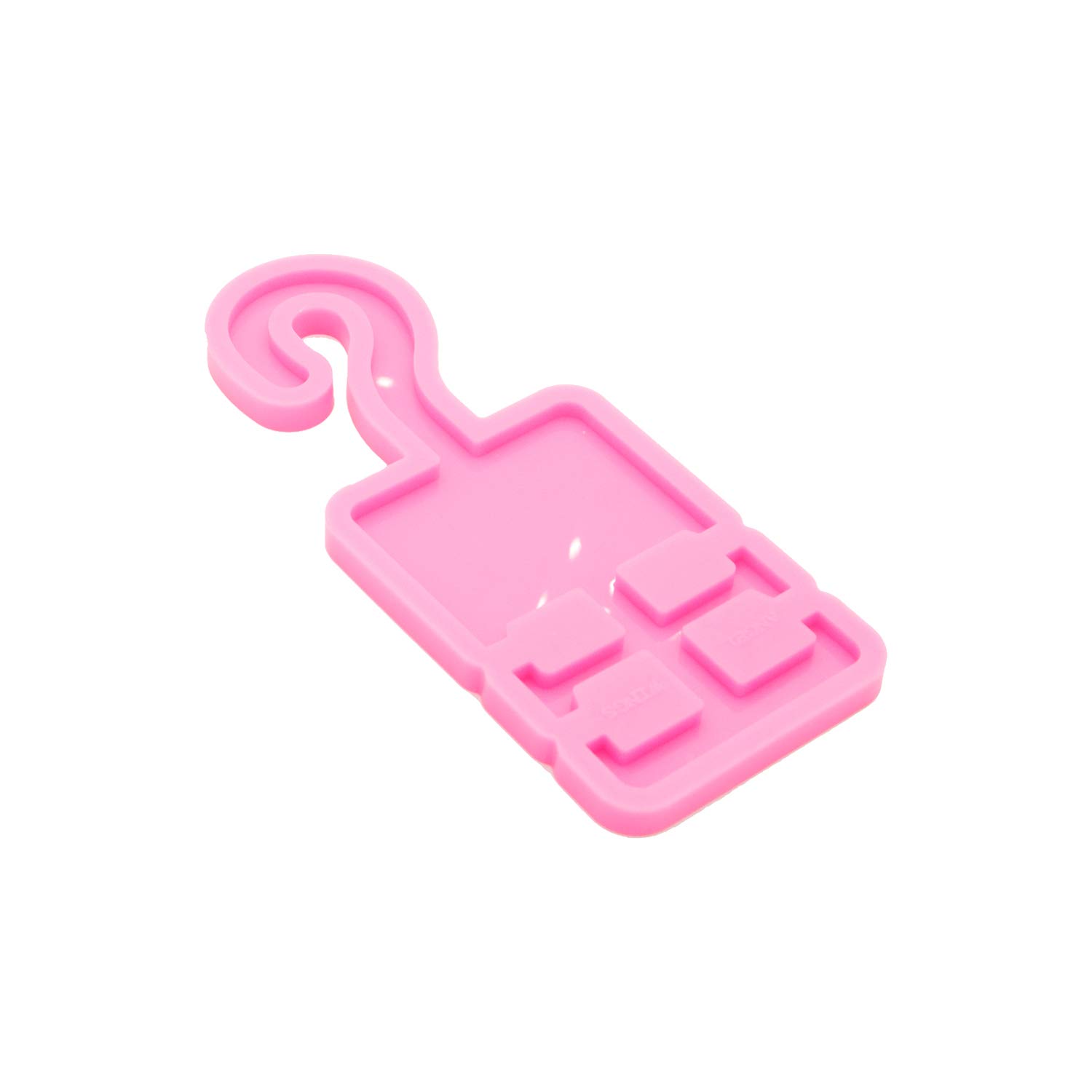 Shiny Glossy DIY Car Hanger Silicone Resin Mold - Epoxy Jewelry Making Kit for Pendants, Keychains & Crafts - Perfect for DIY Gifts, Home Decor & Car Accessories
