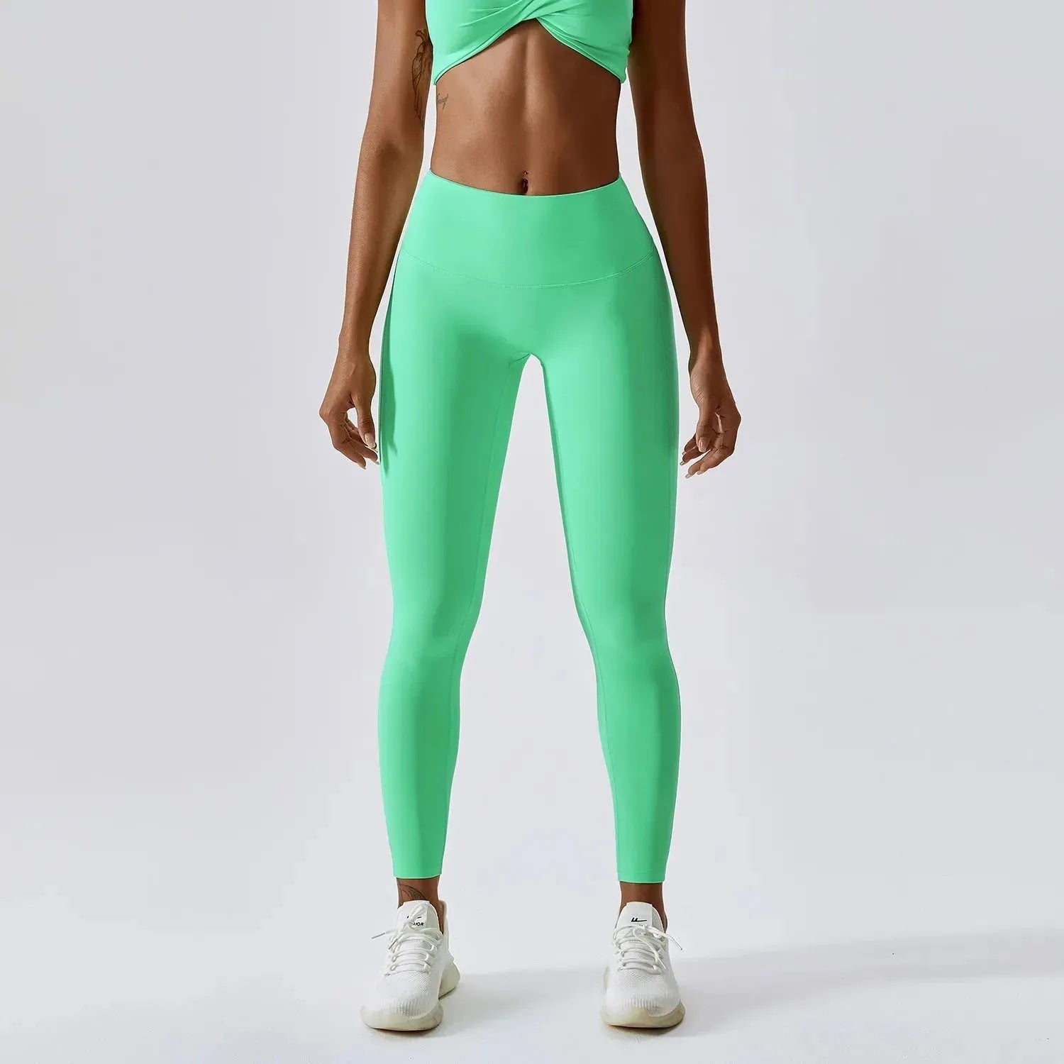 Women's High Waist Yoga Pants - Nude Feeling Running & Gym Workout Leggings - Breathable Quick Dry Butt Lifting Fitness Pants for Yoga, Running & Active Lifestyle