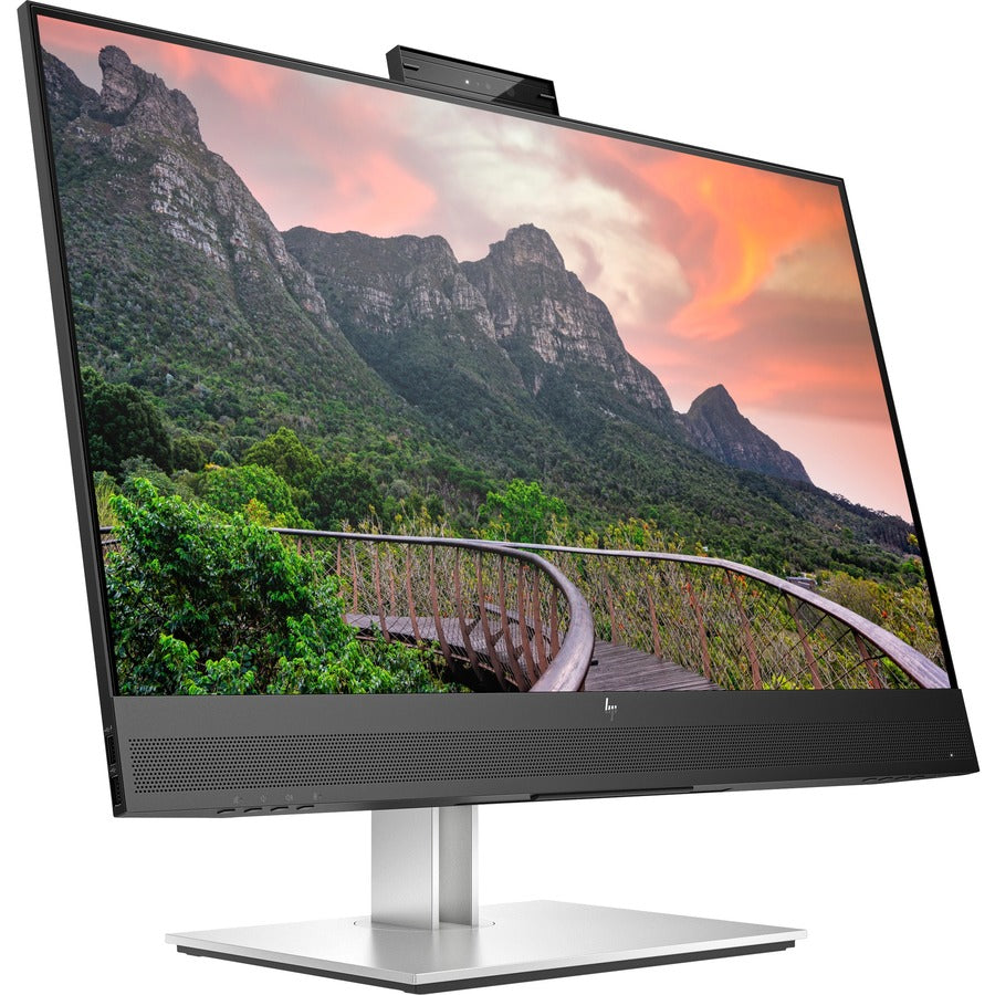 HP E27m G4 27-inch Full HD LCD Monitor with Built-in Webcam - Perfect for Home Office, Video Conferencing & Remote Work